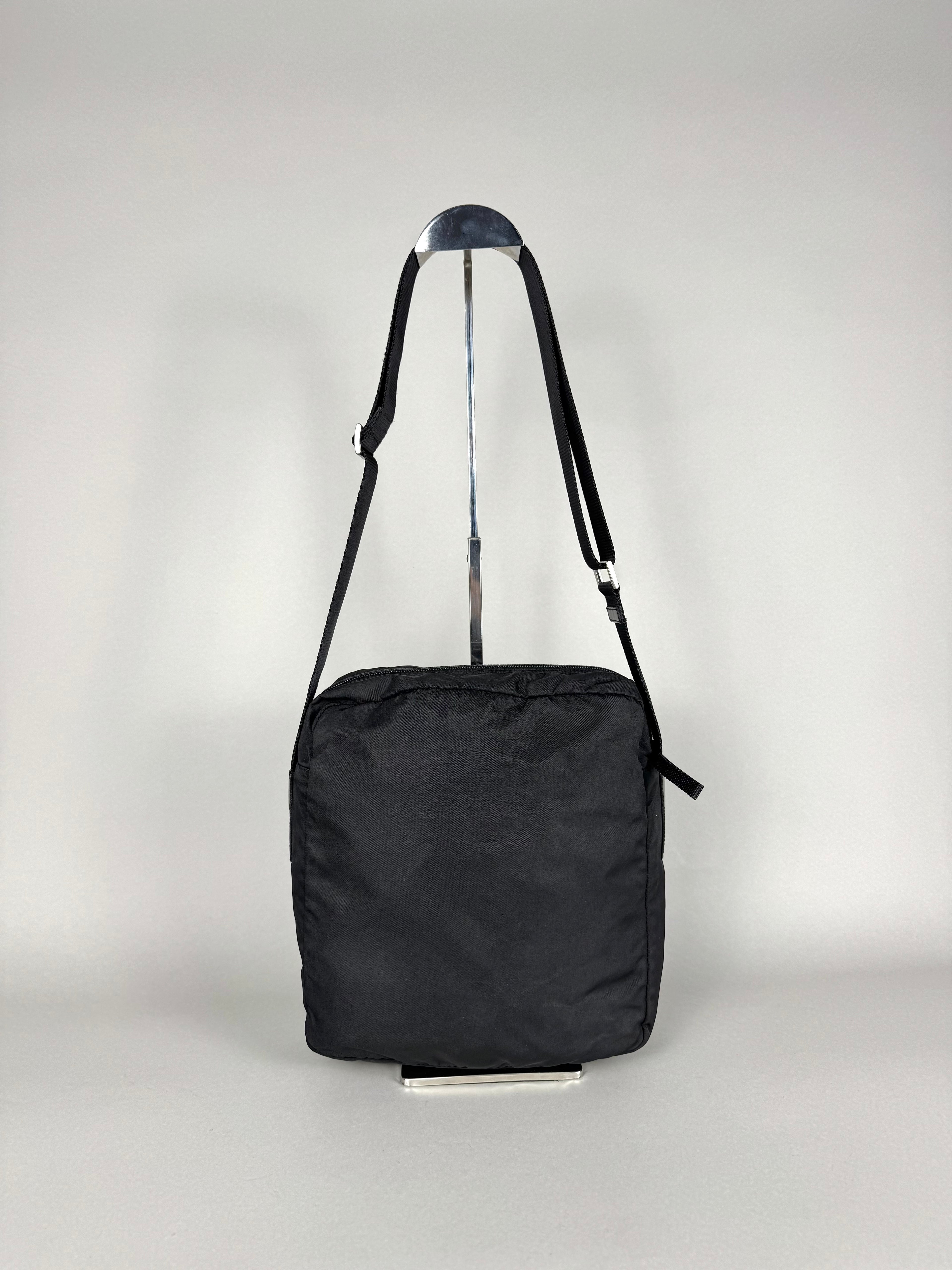 Prada Tessuto Messenger Crossbody Nylon Bag
