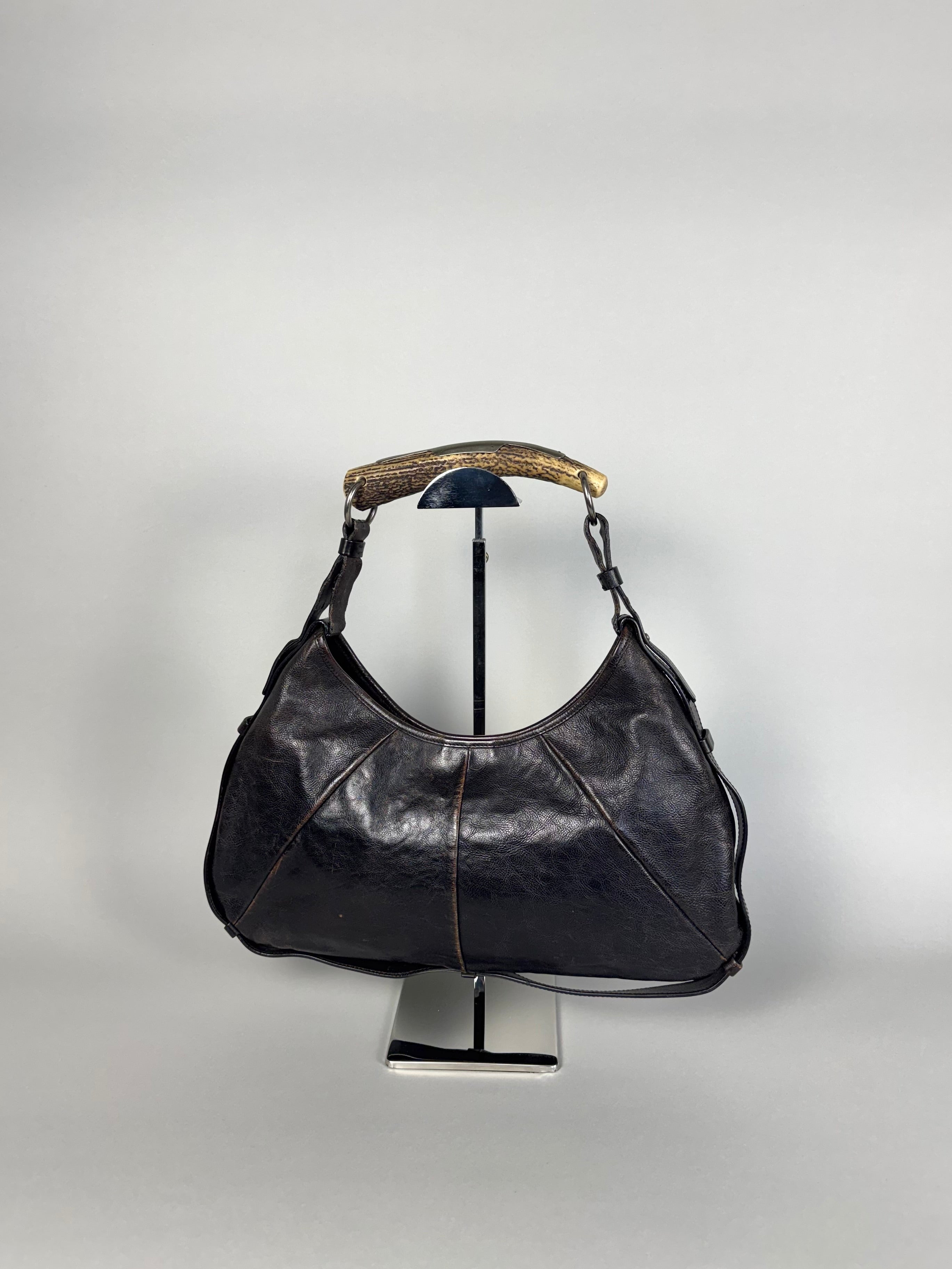 Yves Saint Laurent Mombasa Leather Brown