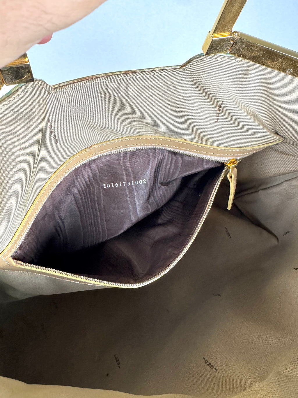 Fendi Monogram Zucchino Turquoise