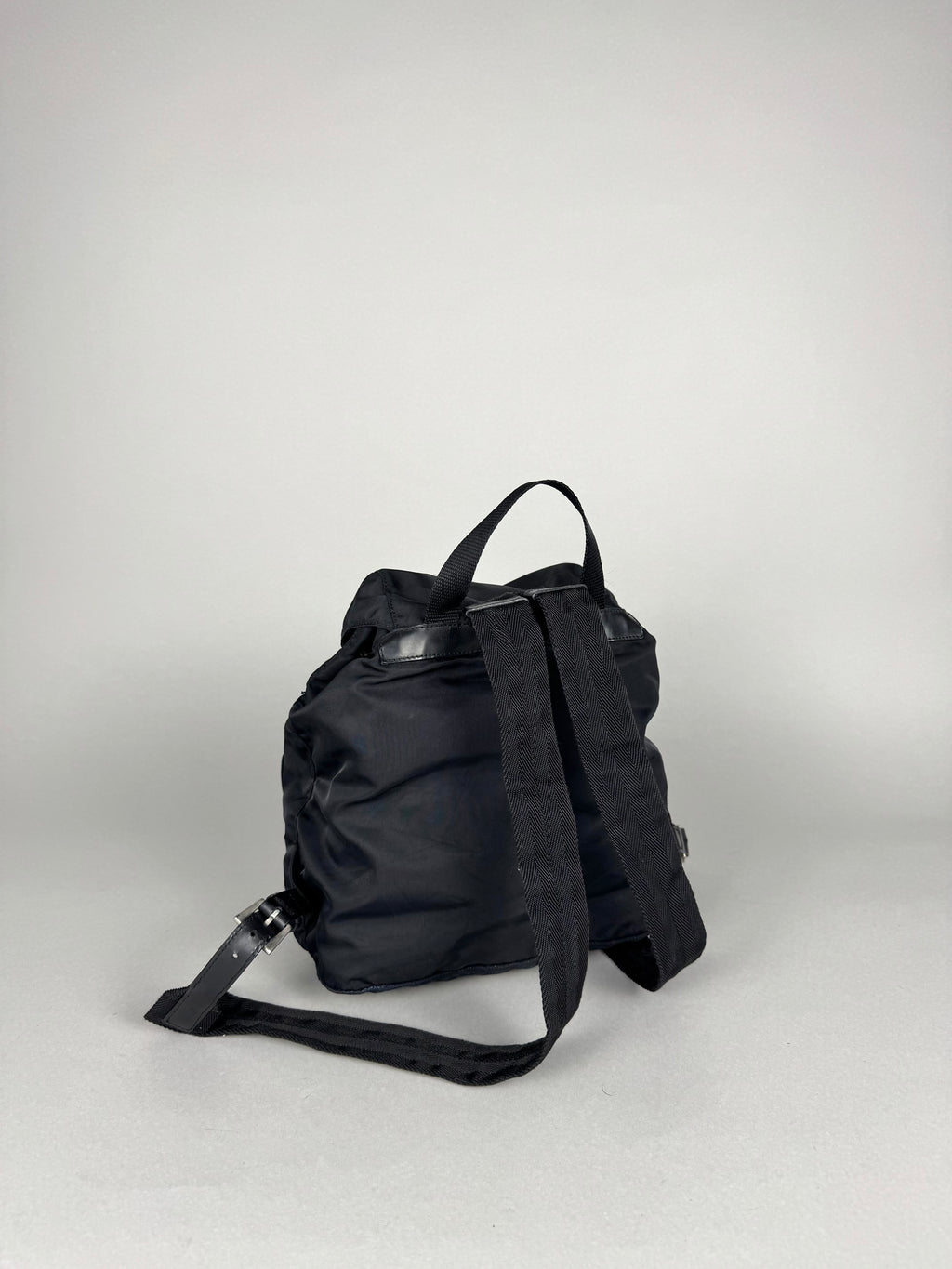 Prada Nylon Black Backpack Small
