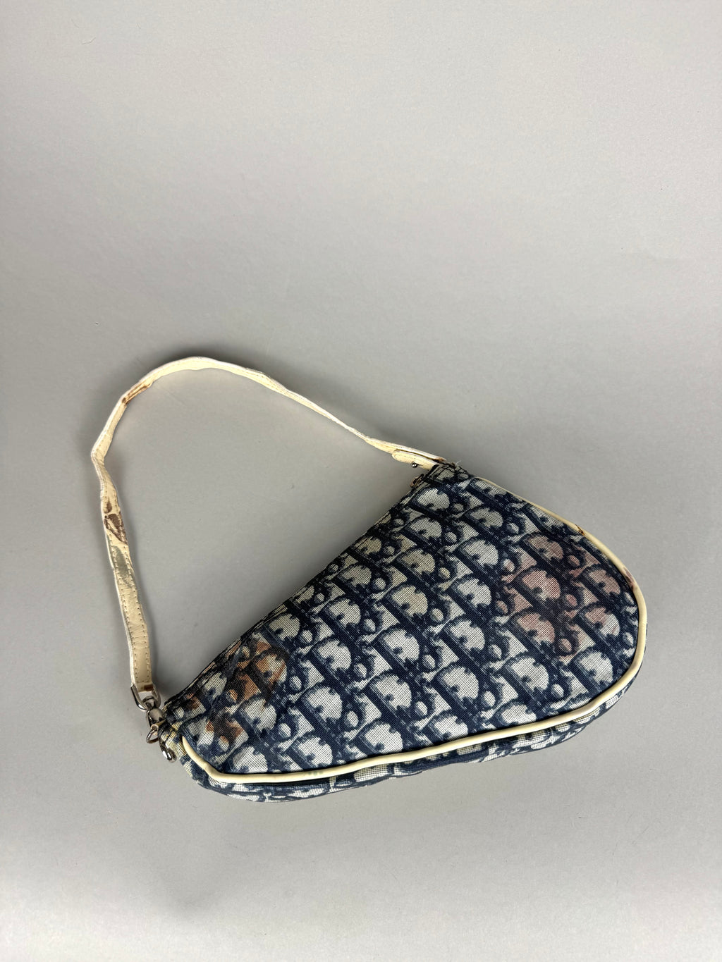 Christian Dior Monogram Mini Saddle Oblique Blue