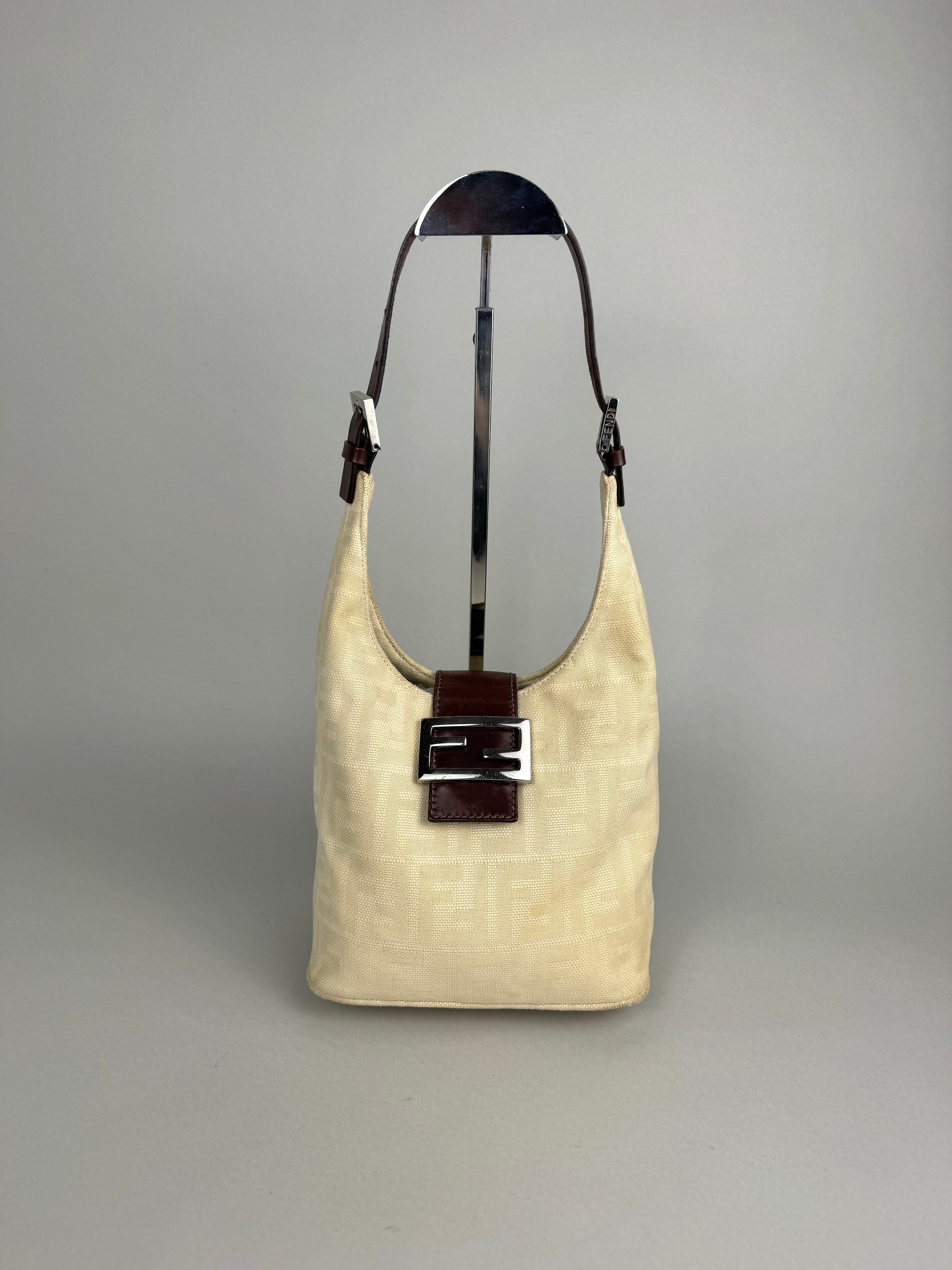 Fendi Monogram Bucket Beige