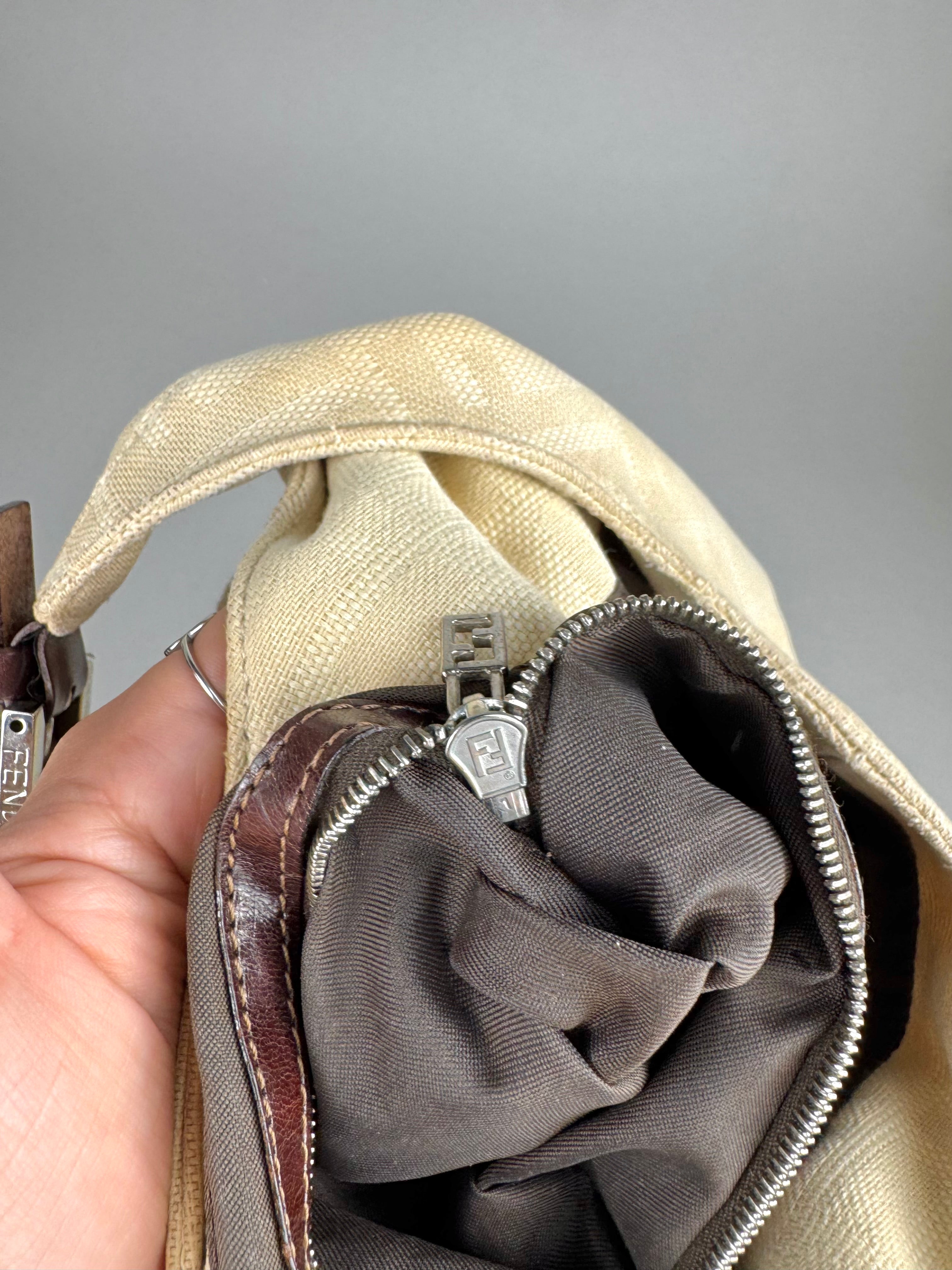 Fendi Monogram Bucket Beige