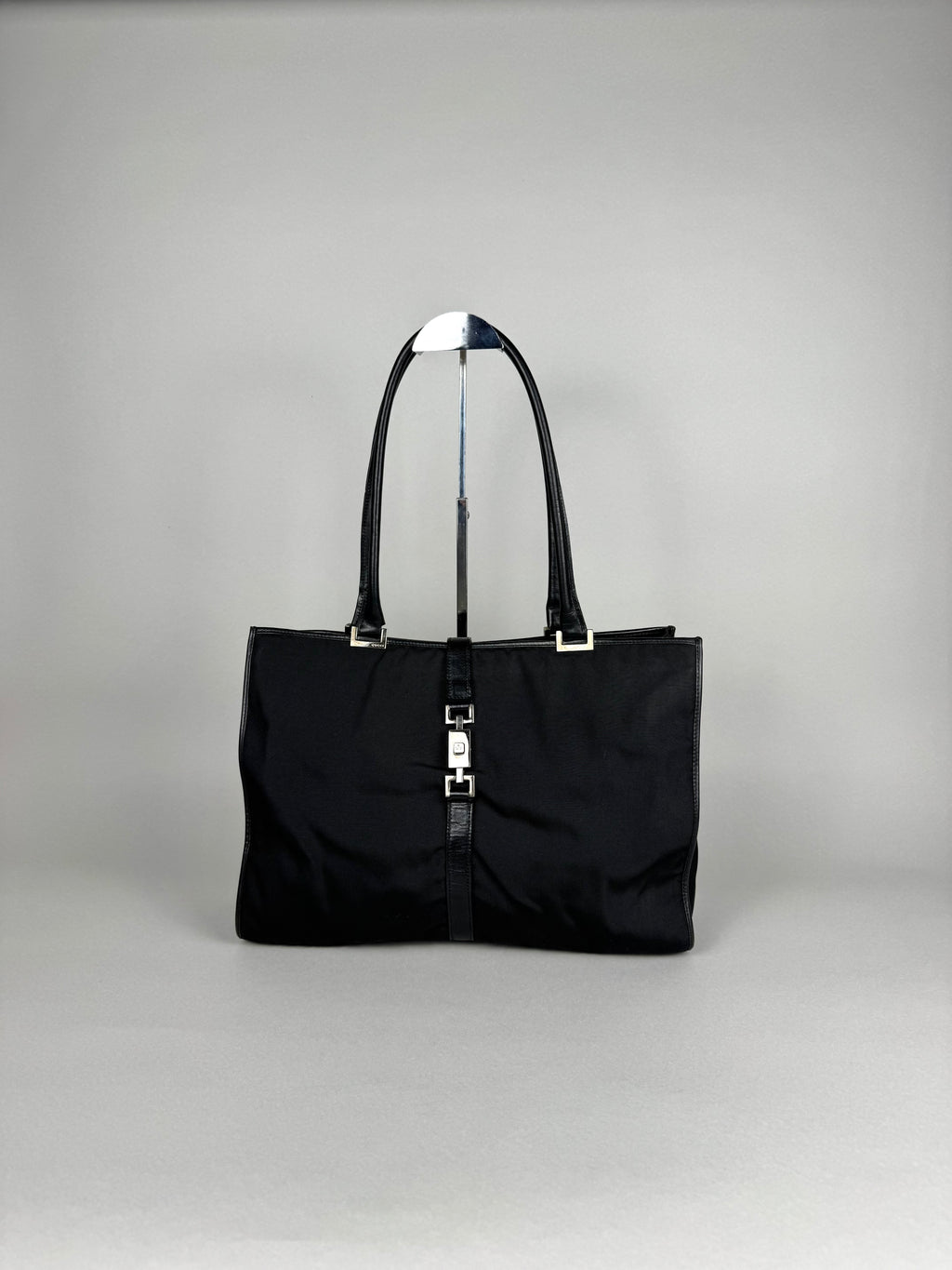 Gucci Jackie Black Cloth Tote