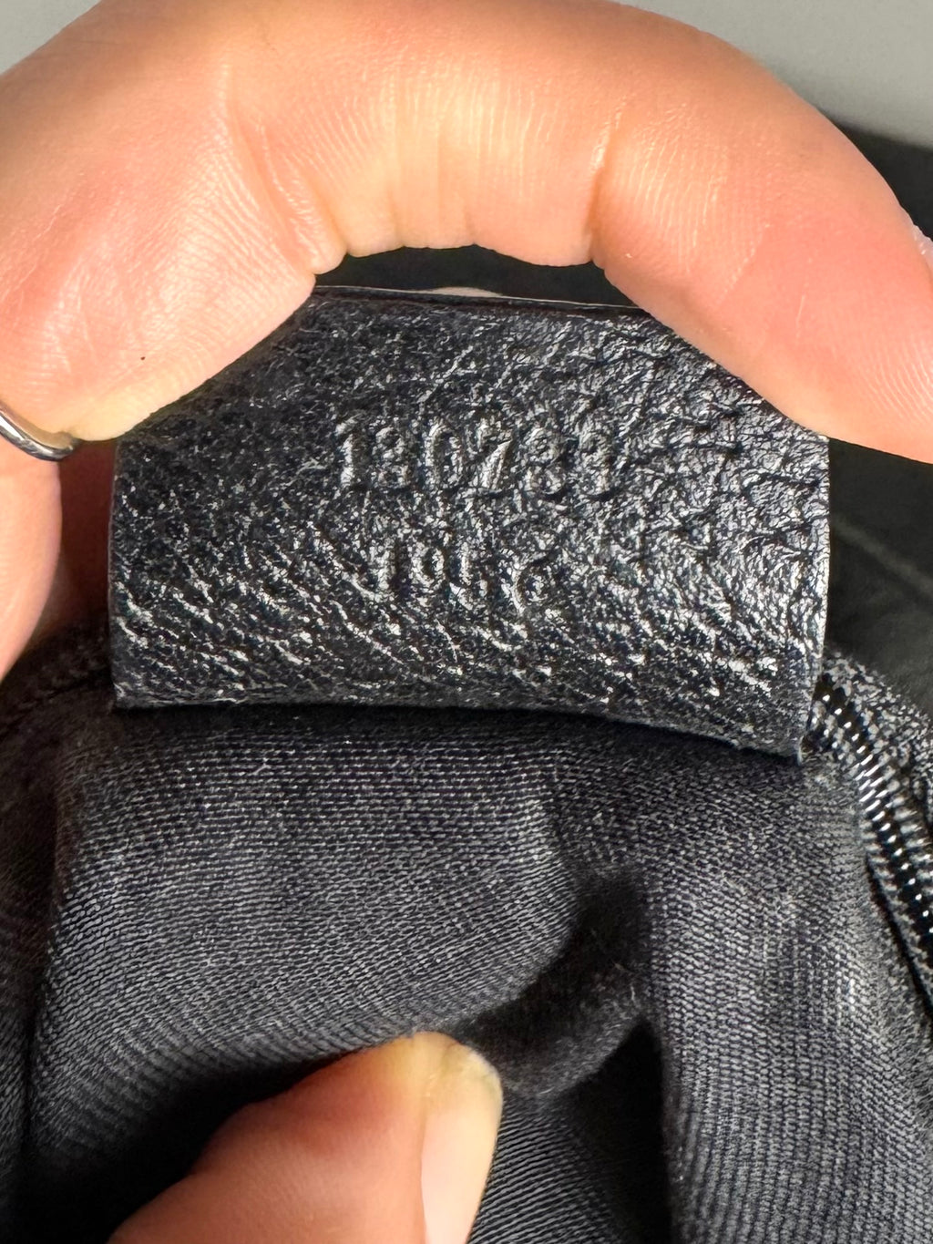 Gucci Black Monogram Abbey Tote Bag
