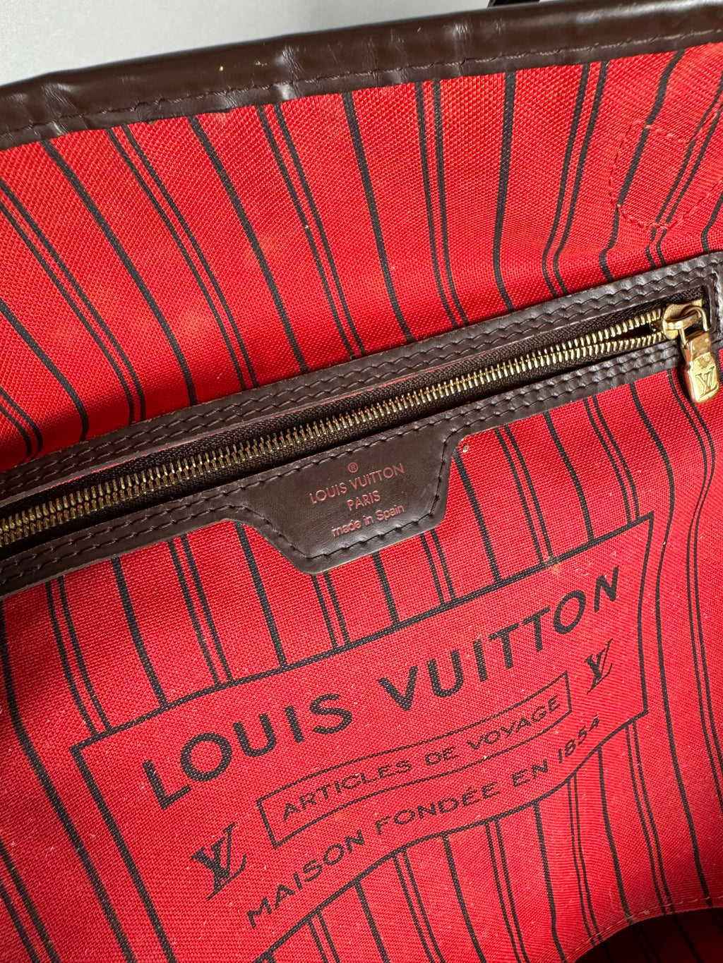 Louis Vuitton Neverfull Damier Ebene MM