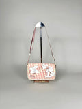 Christian Dior Girly Pink Monogram Reporter Crossbody