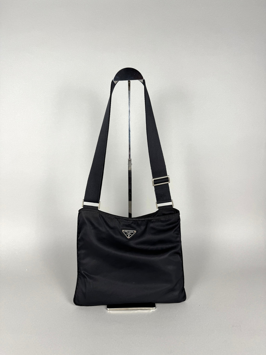 Prada Black Nylon Crossbody Medium