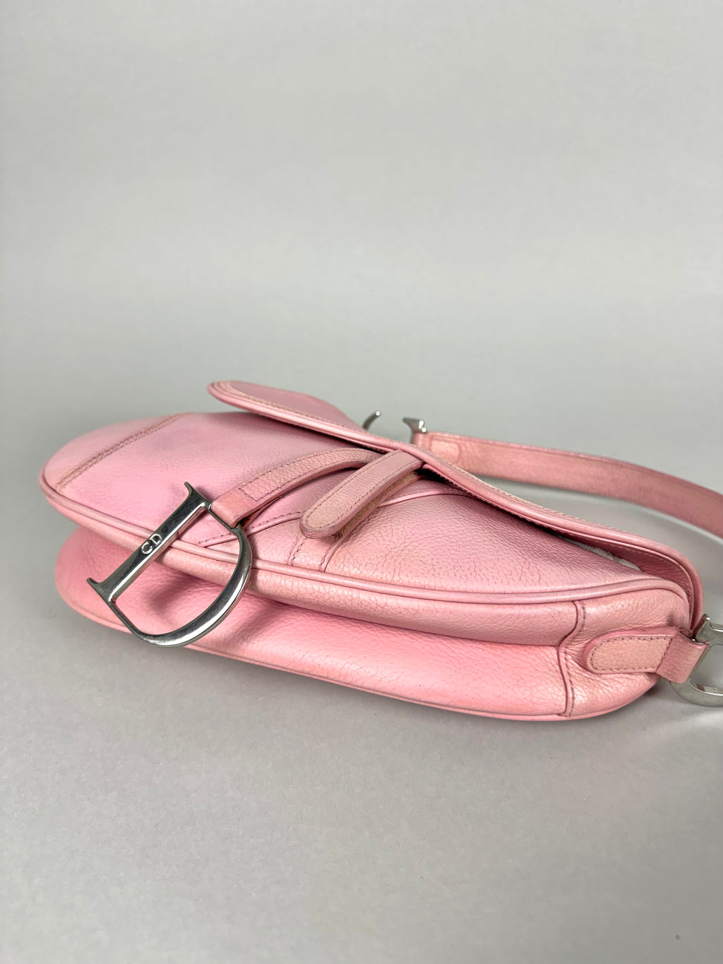 Christian Dior Saddle Pink Leather
