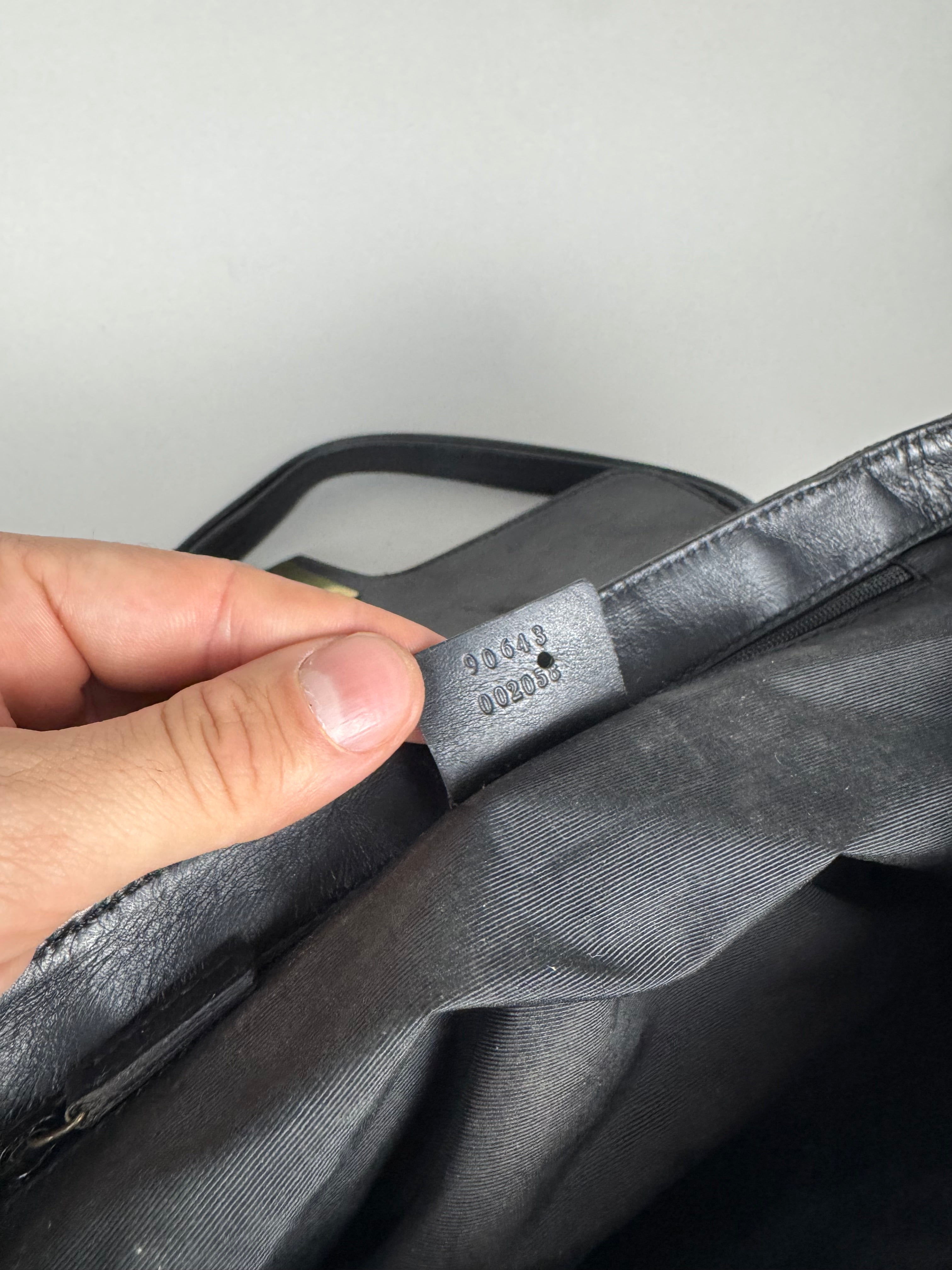 Gucci Turnlock Monogram Black Shoulder