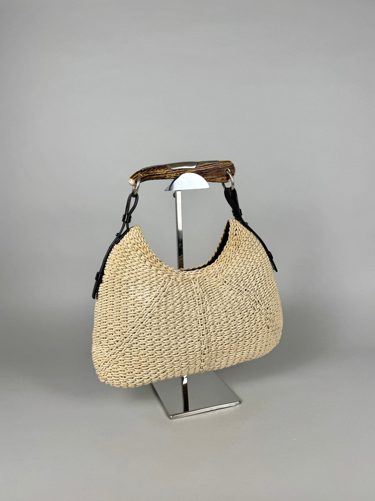 Yves Saint Laurent Mombasa Raffia Beige Tom Ford SS02