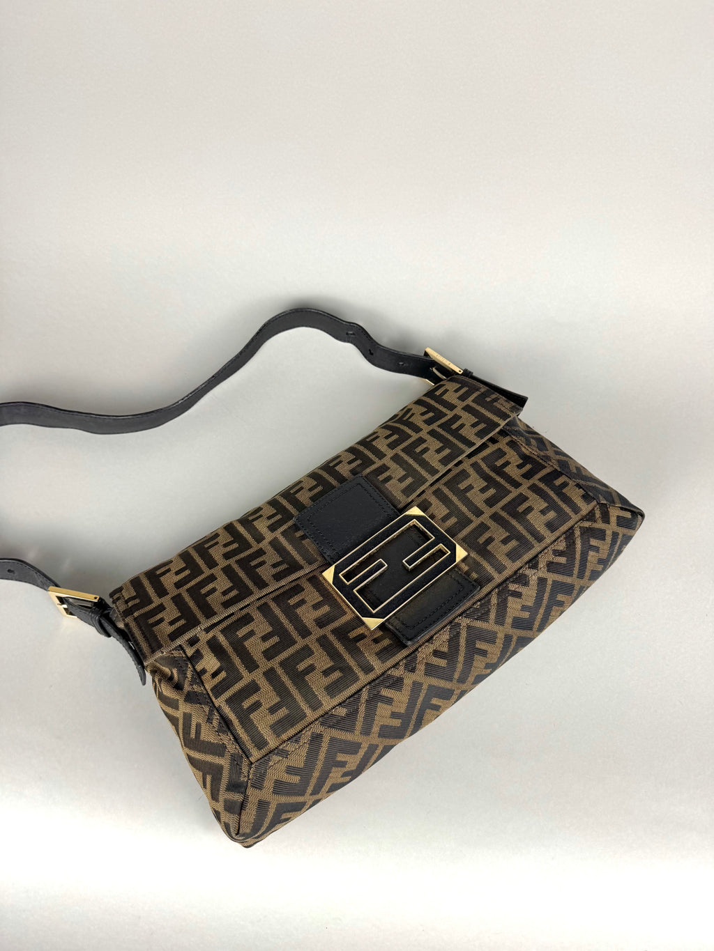 Fendi Maxi Monogram Zucca Baguette