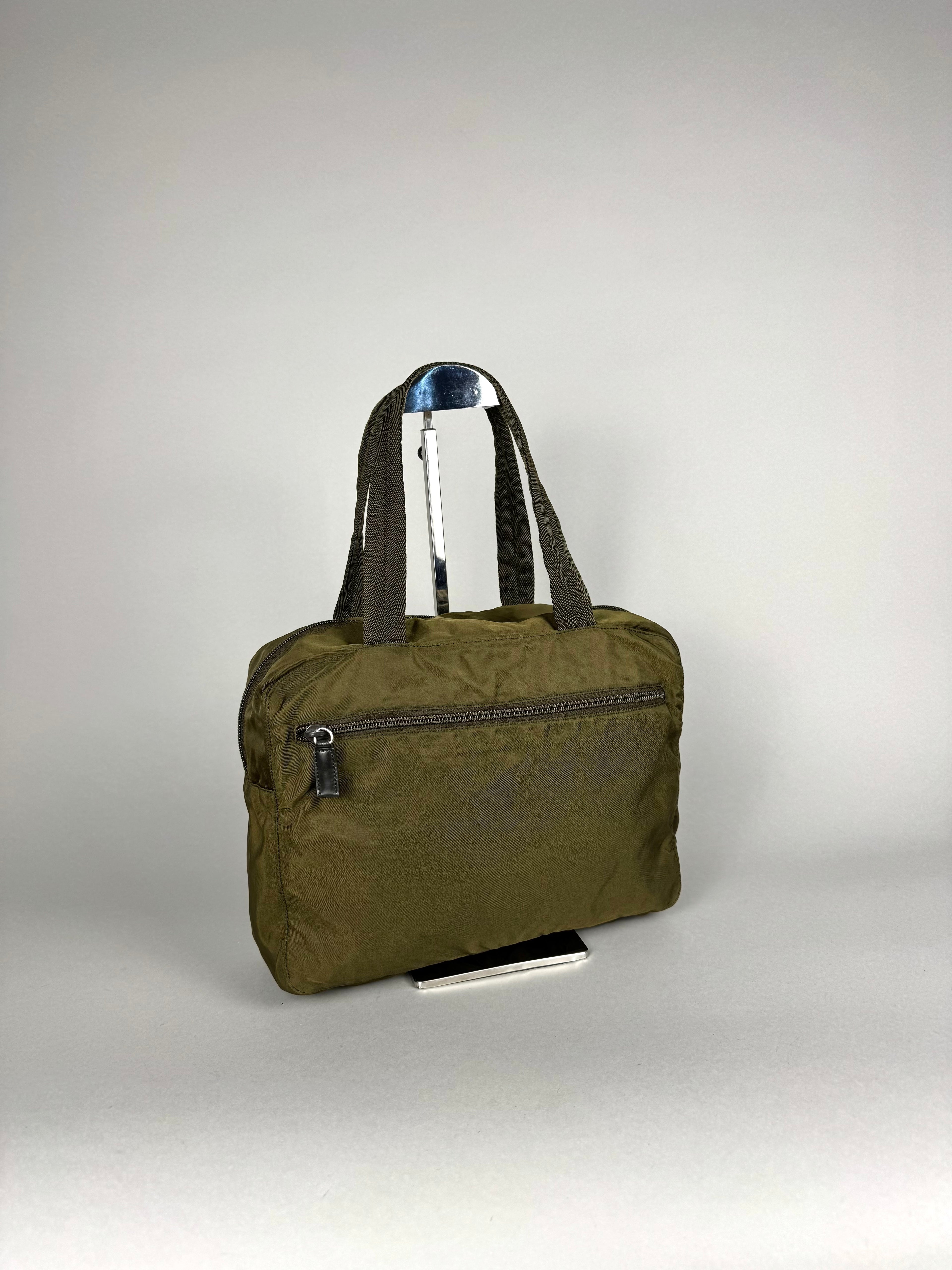 Prada Nylon Green Shoulder