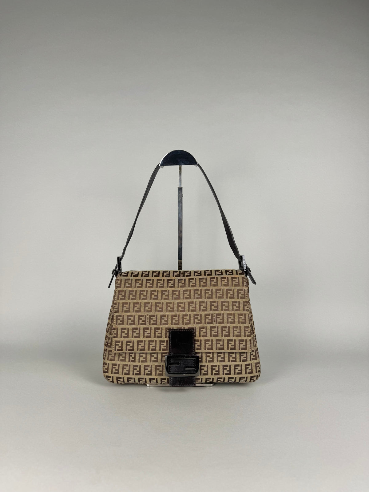Fendi Mamma Baguette Monogram Zucchino