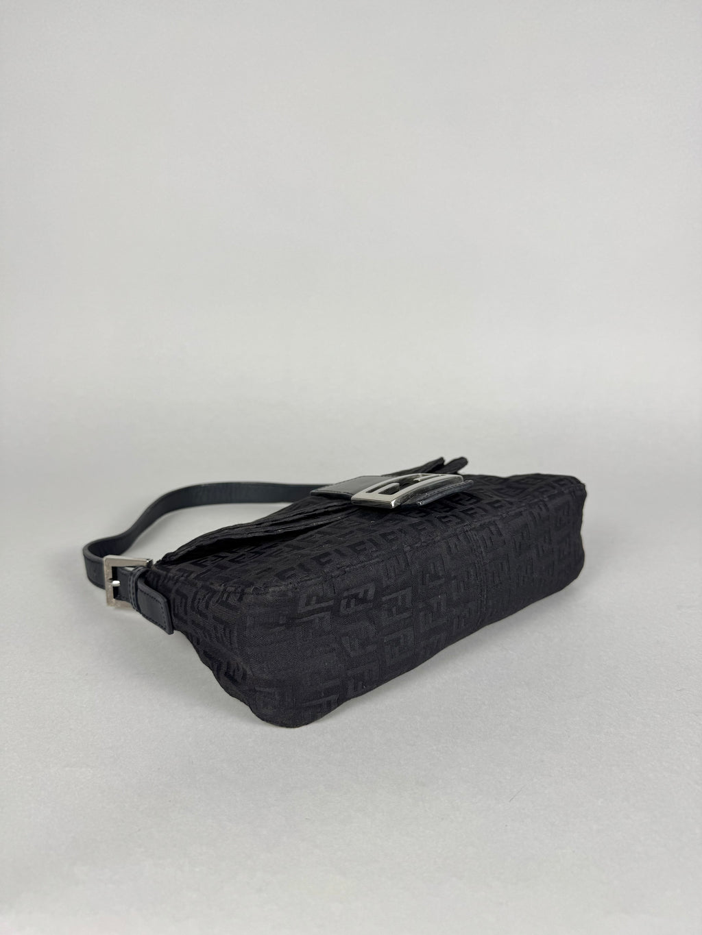 Fendi Baguette Monogram Black