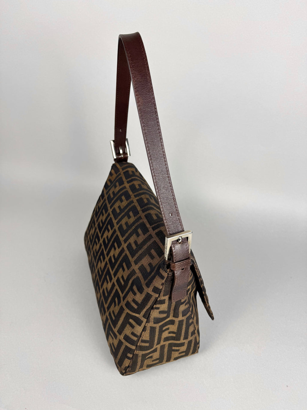 Fendi Monogram Zucca Mamma Baguette