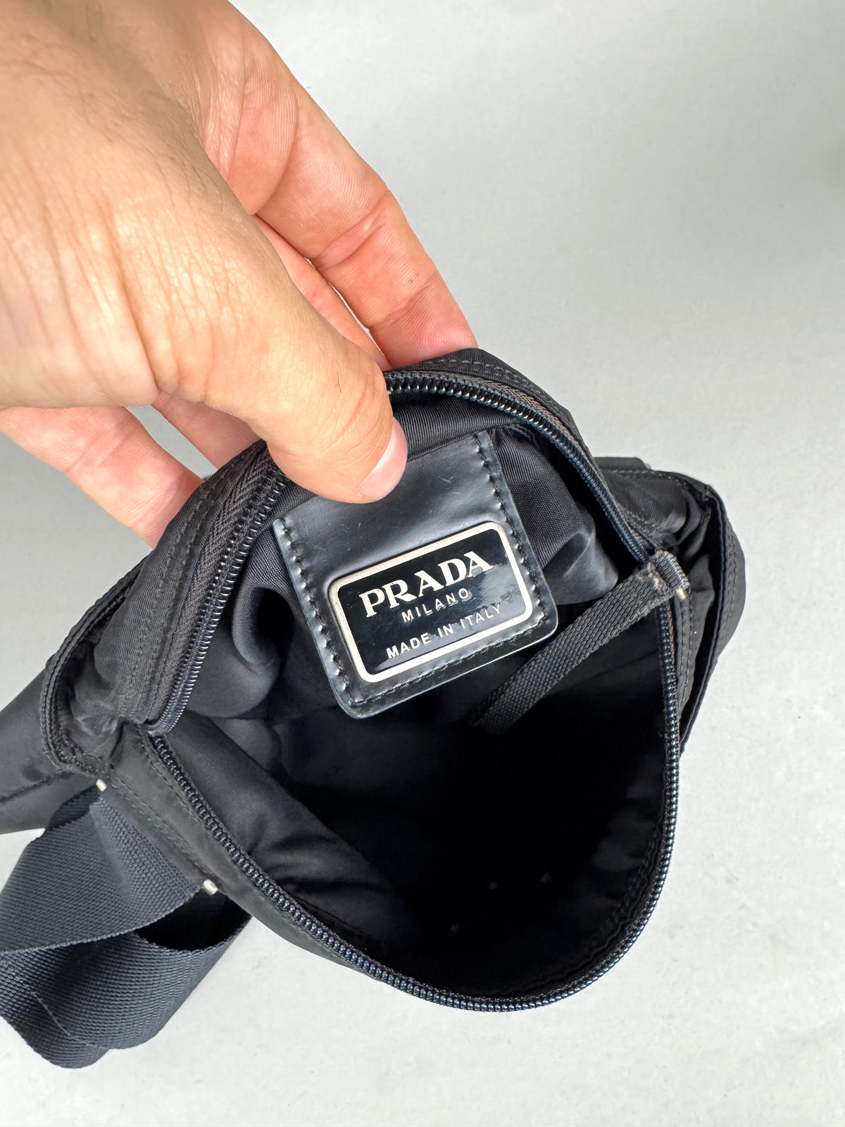 Prada Black Nylon Crossbody Medium
