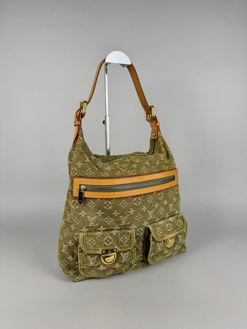 Louis Vuitton Denim Green Baggy GM