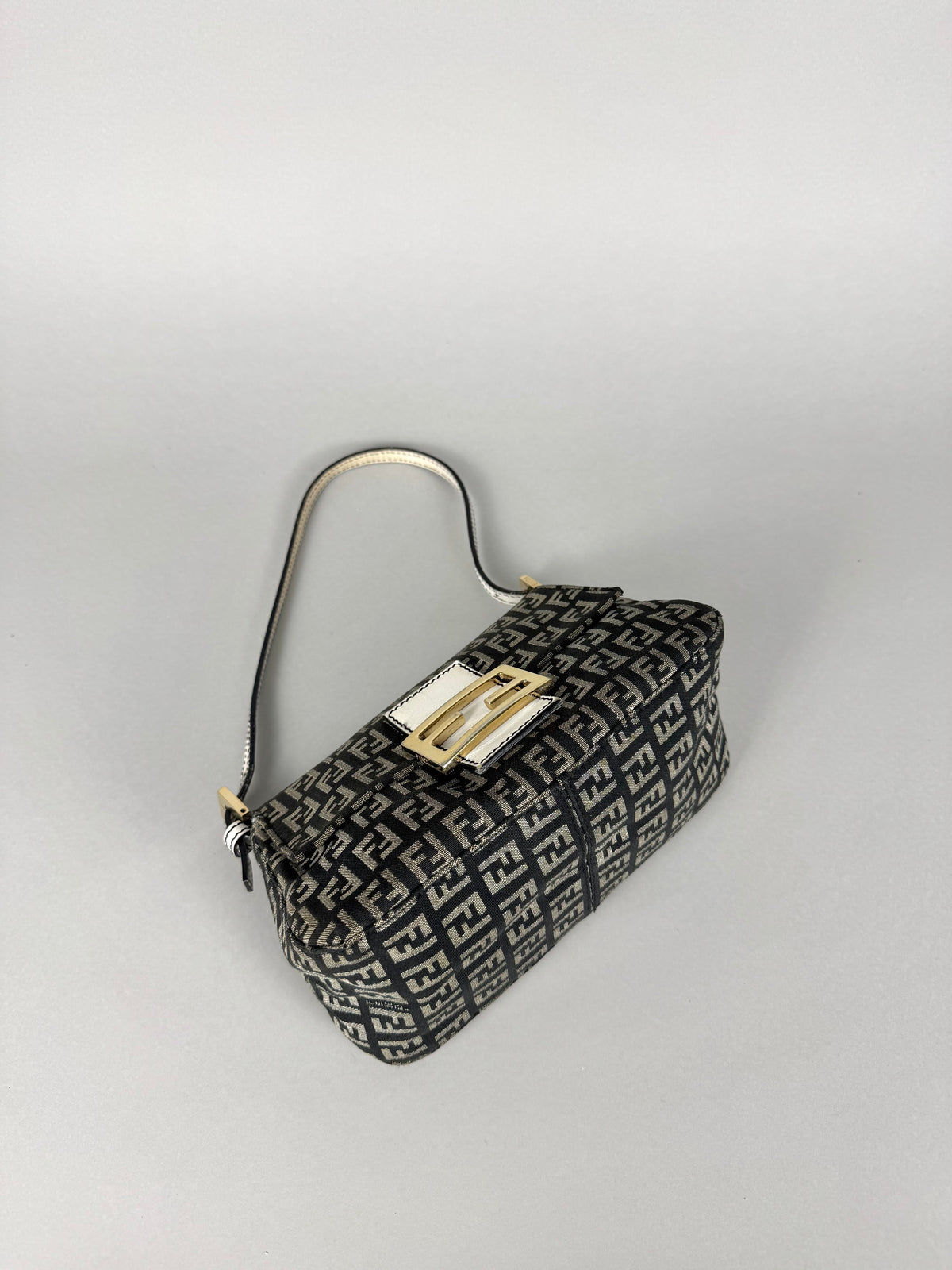 Fendi Monogram Canvas Mini Mama Baguette