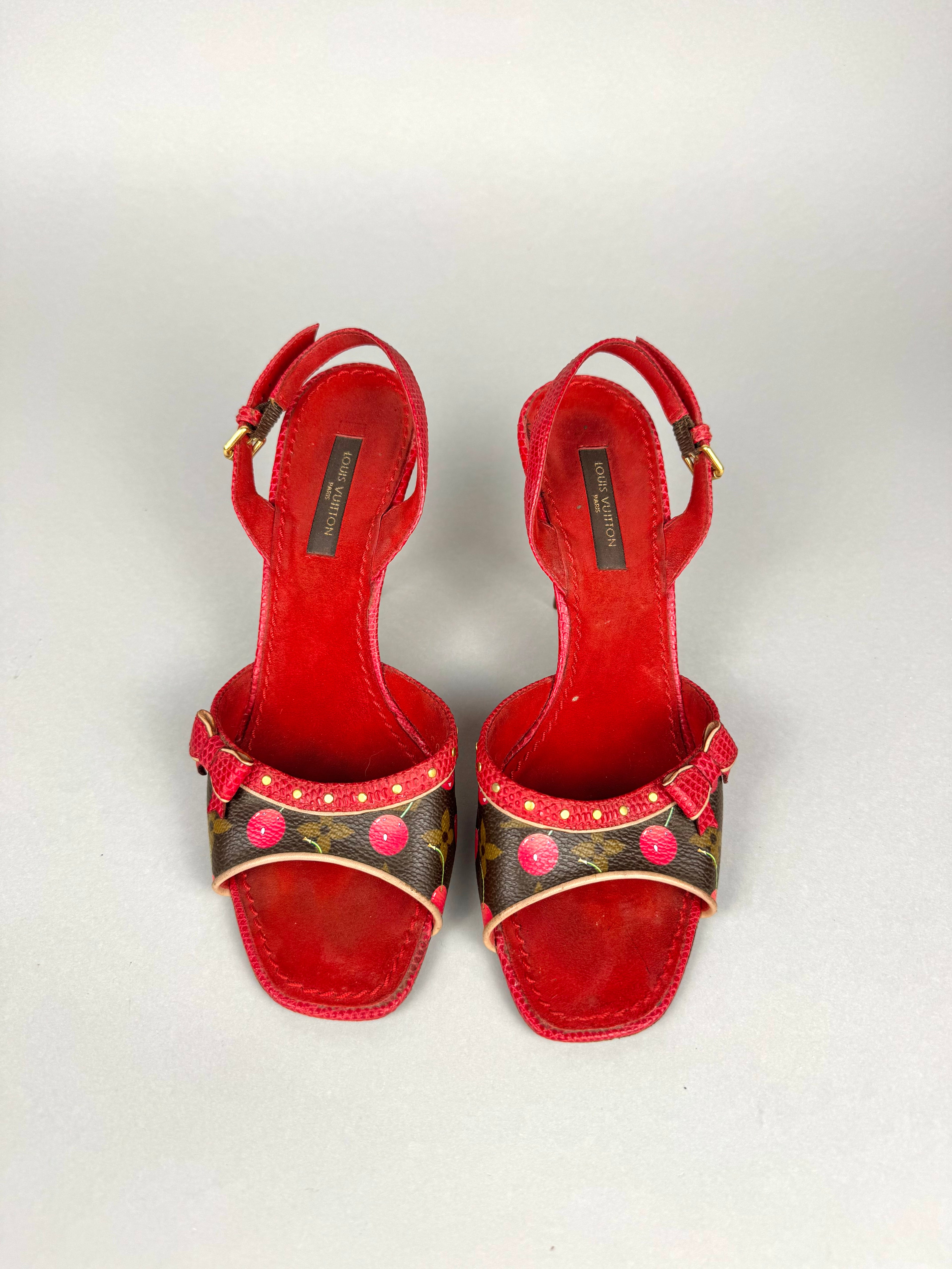 Louis Vuitton Cherry Blossom Murakami Sandals