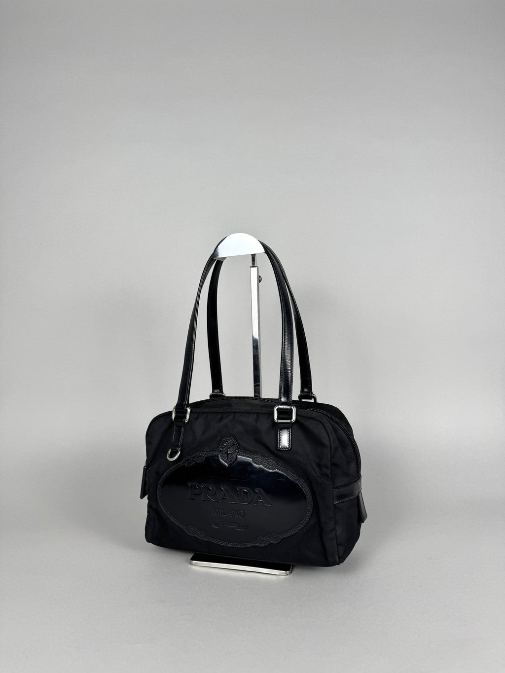 Prada Tessuto Black Nylon Shoulder