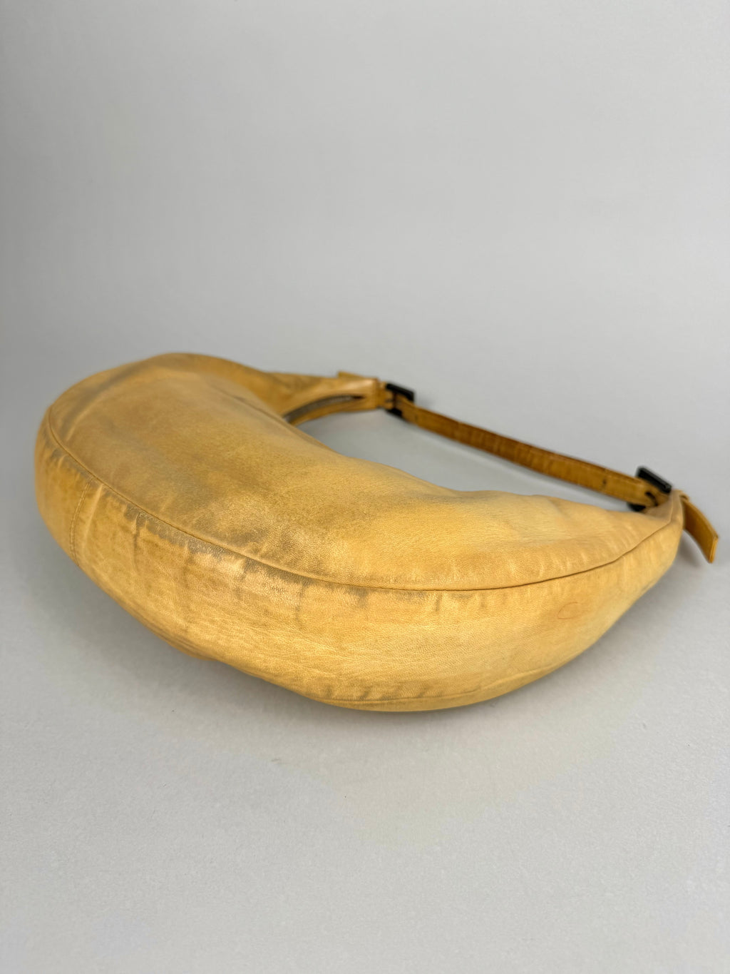 Fendi Croissant Lambskin Leather