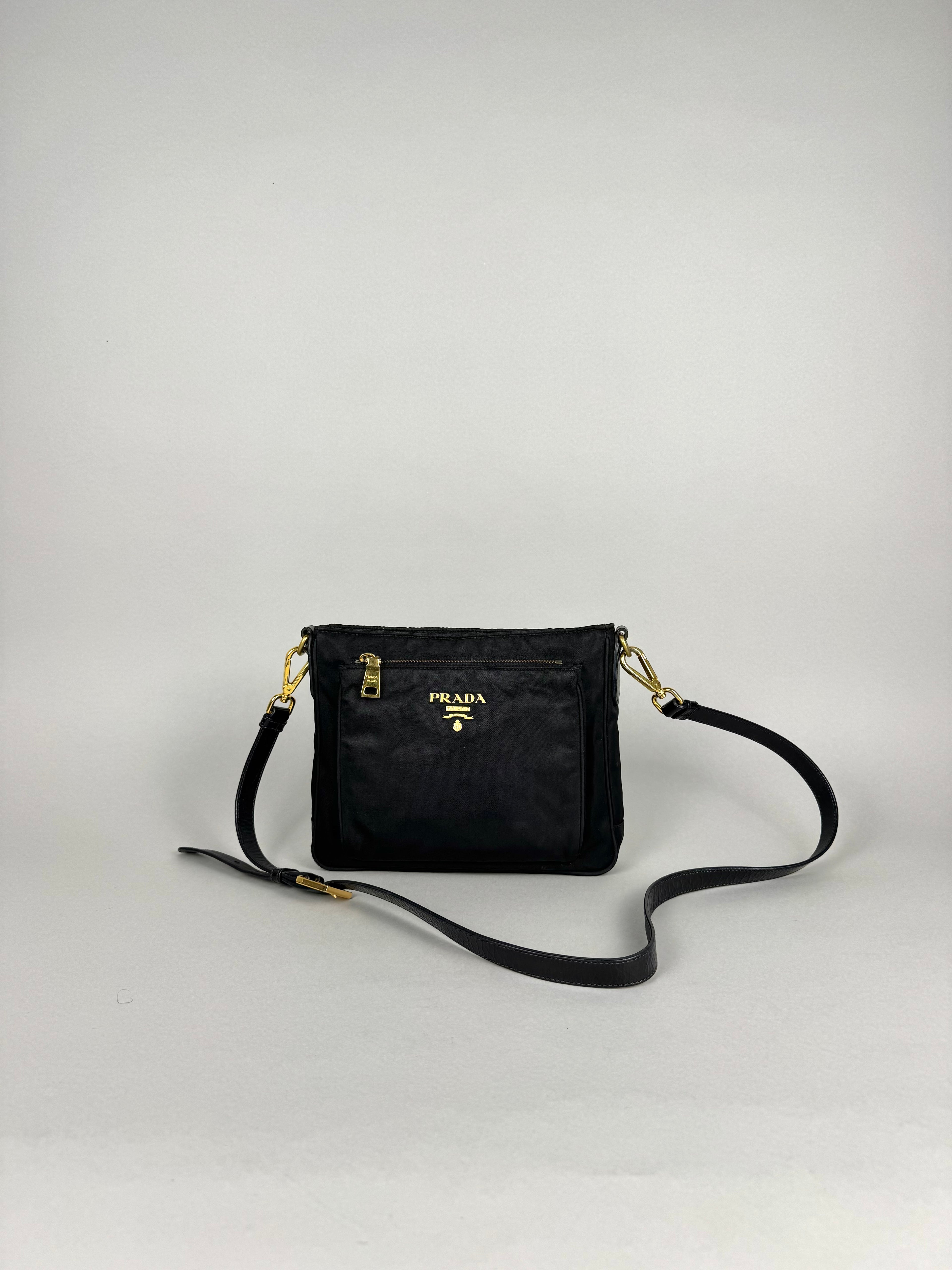 Prada Black Nylon Crossbody