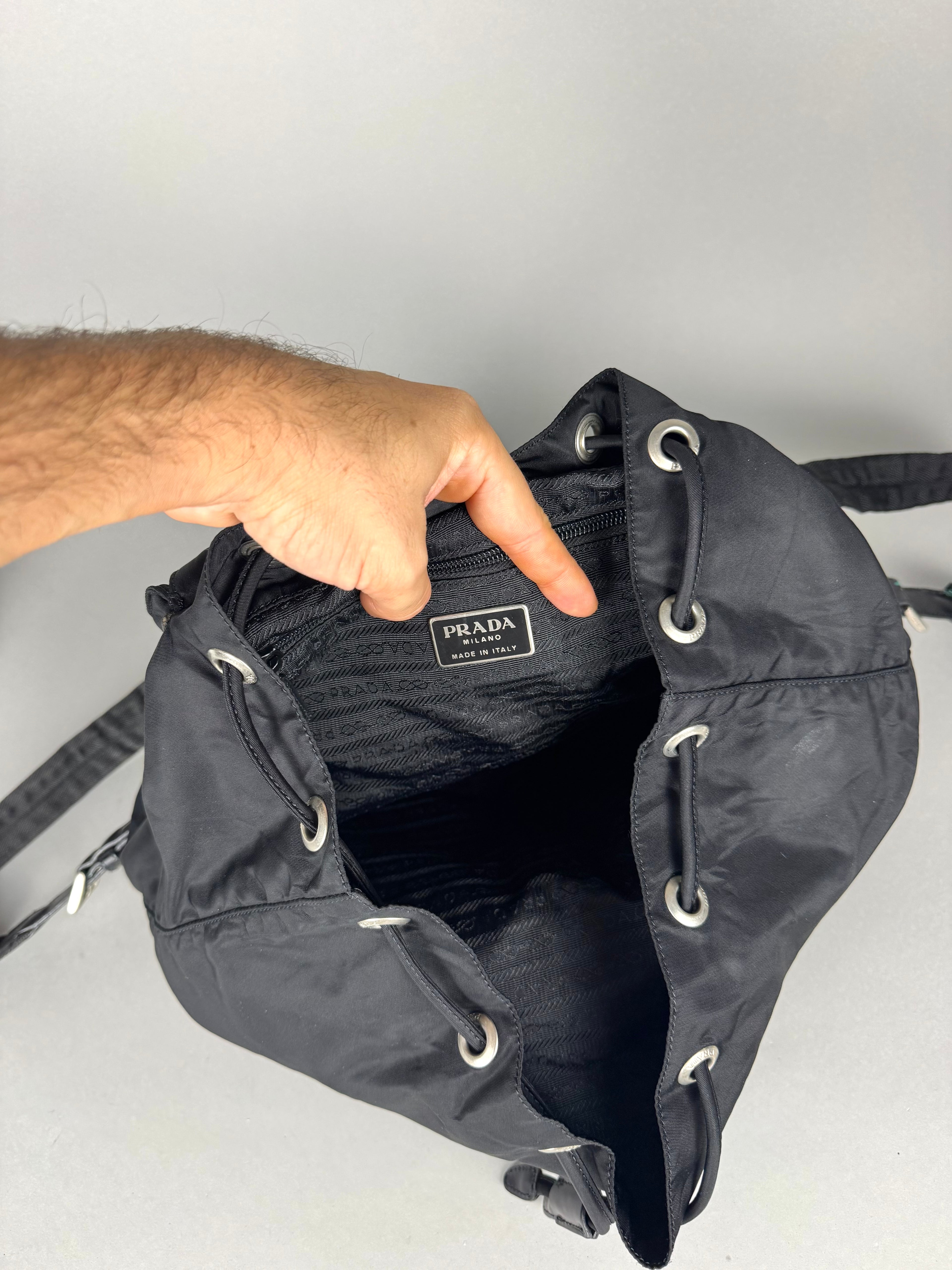 Prada Nylon Black Backpack Medium