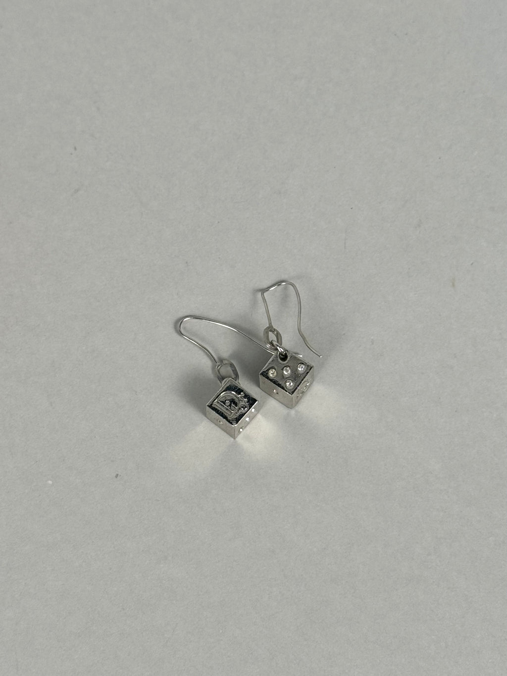 Christian Dior Crystal Dice Earrings