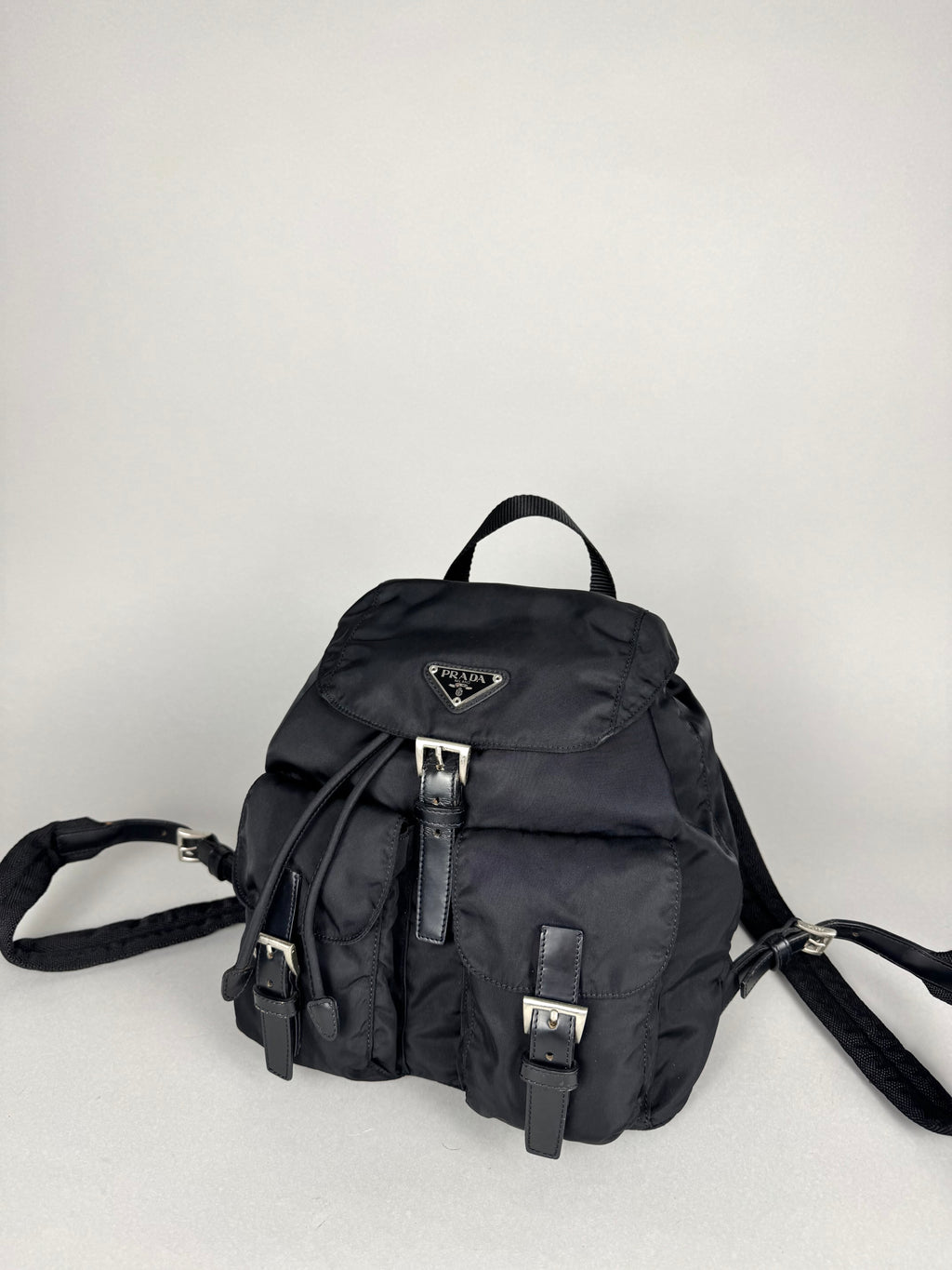 Prada Nylon Black Backpack Small