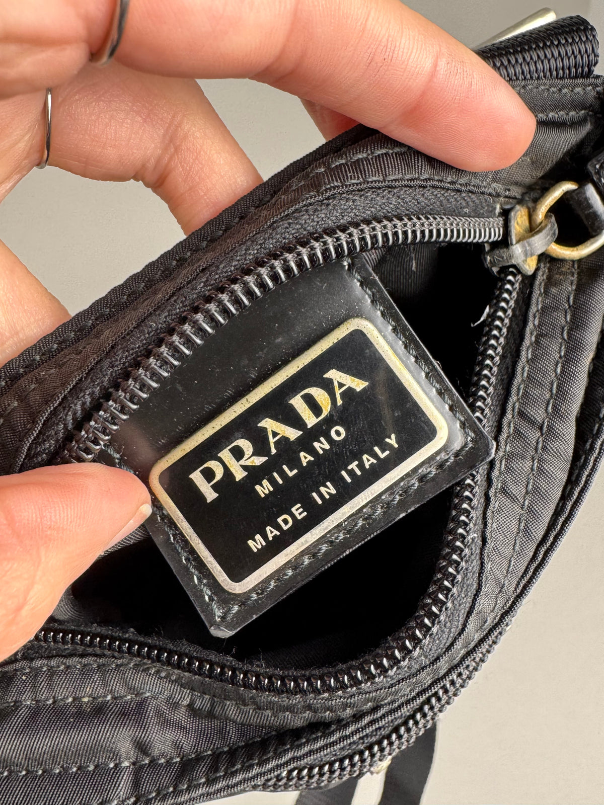 Prada Mini Nylon Black Crossbody