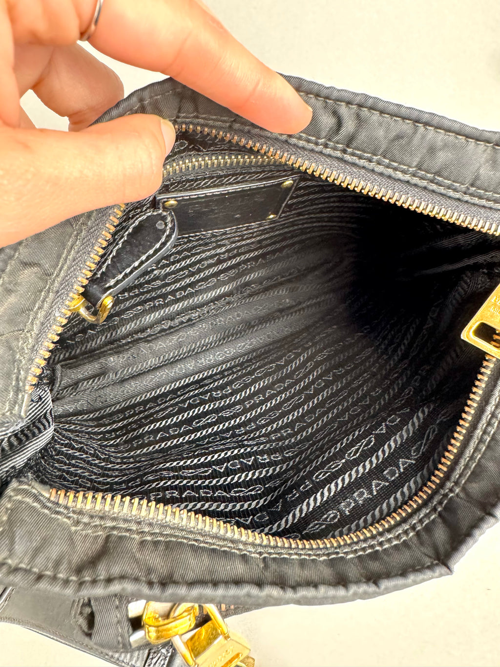 Prada Black Nylon Crossbody