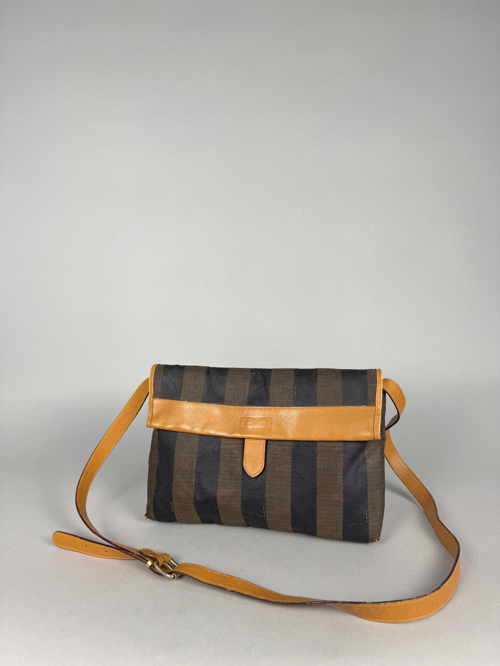 Fendi Pequim Stripe Envelope Crossbody