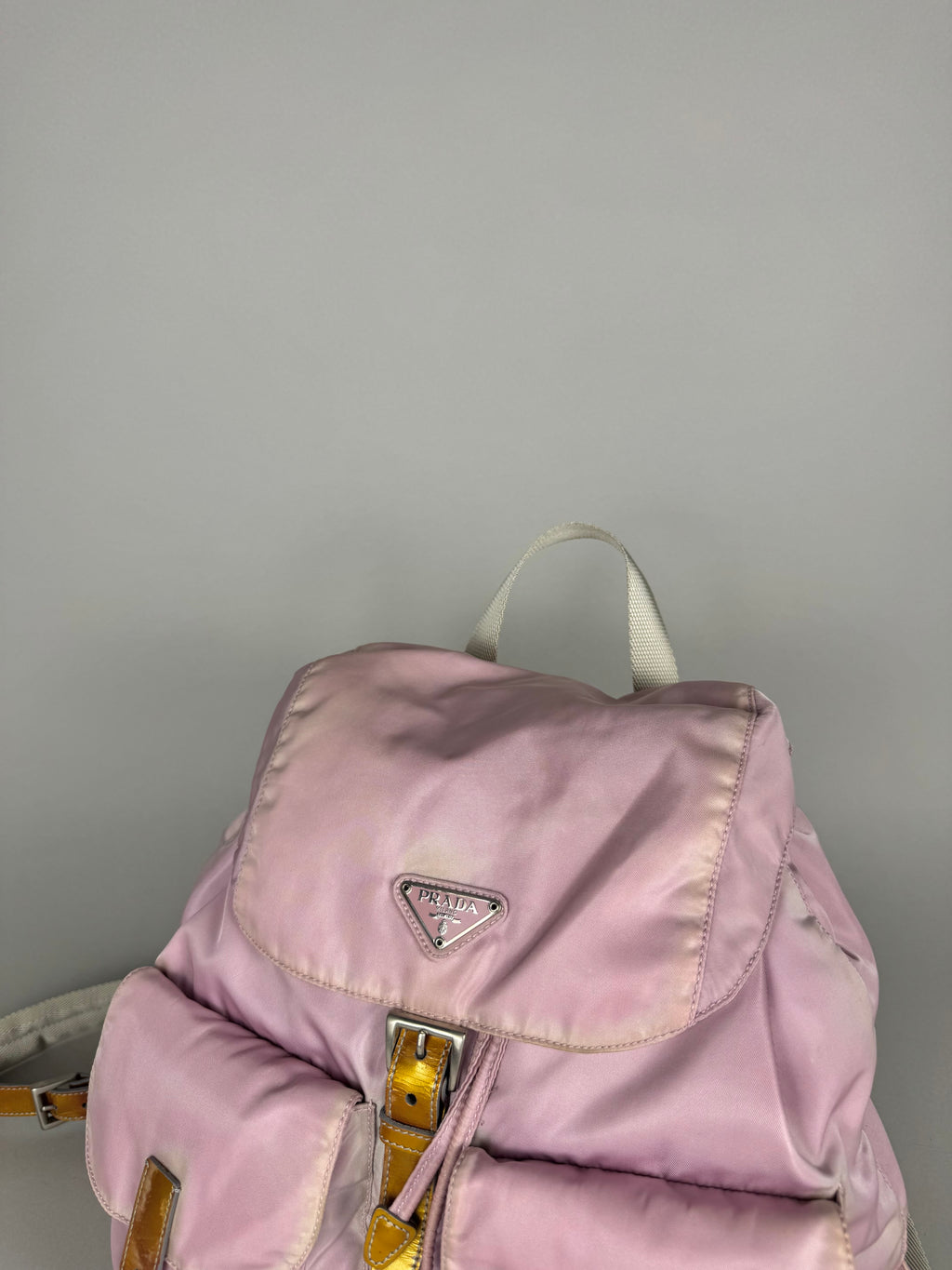 Prada Nylon Baby Pink Backpack Medium