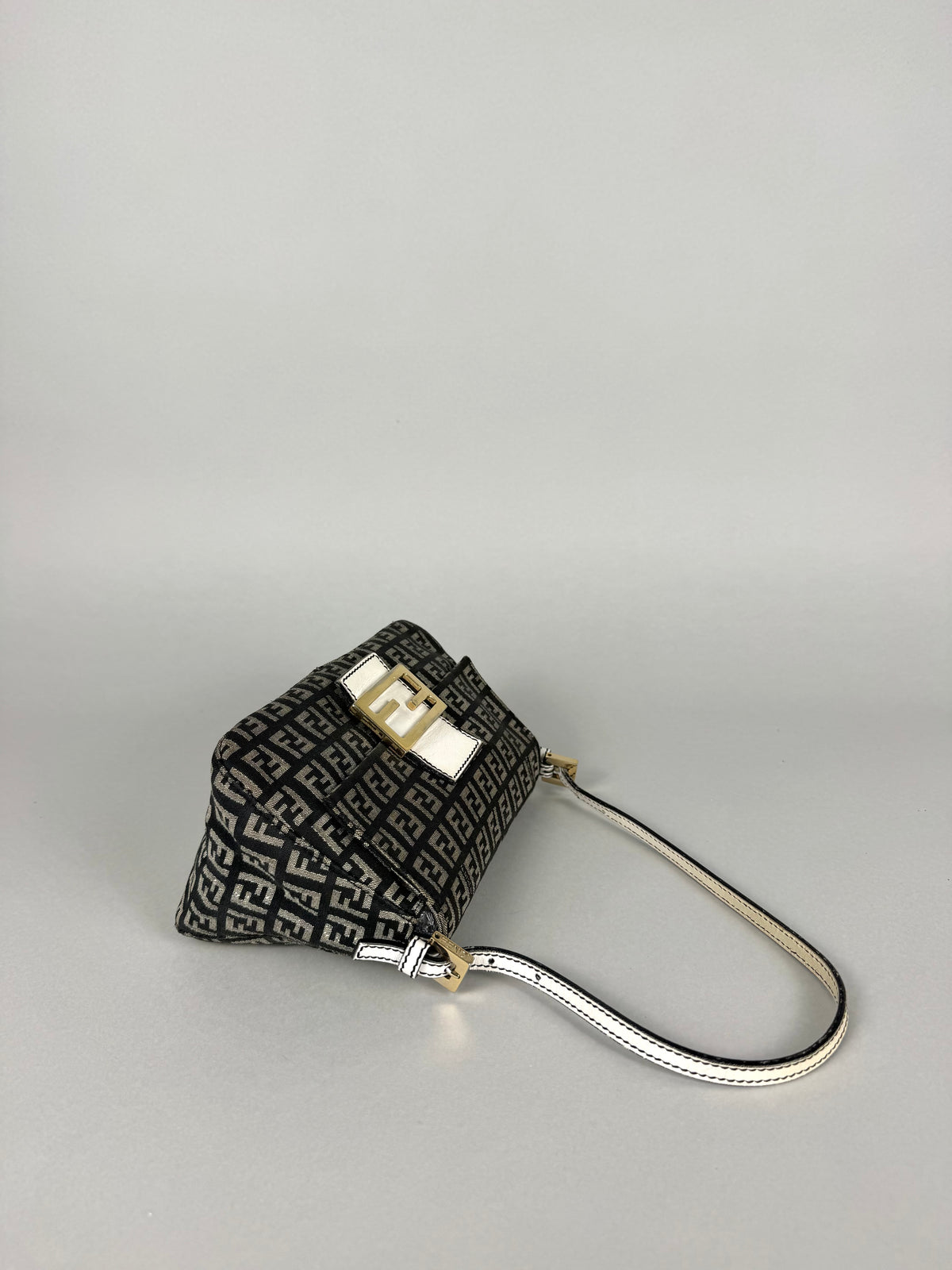 Fendi Monogram Canvas Mini Mama Baguette