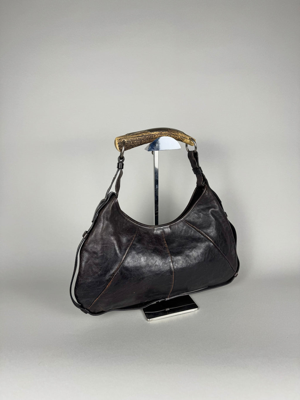 Yves Saint Laurent Mombasa Leather Brown