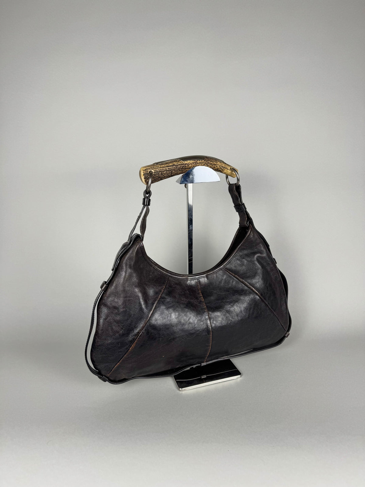 Yves Saint Laurent Mombasa Leather Brown