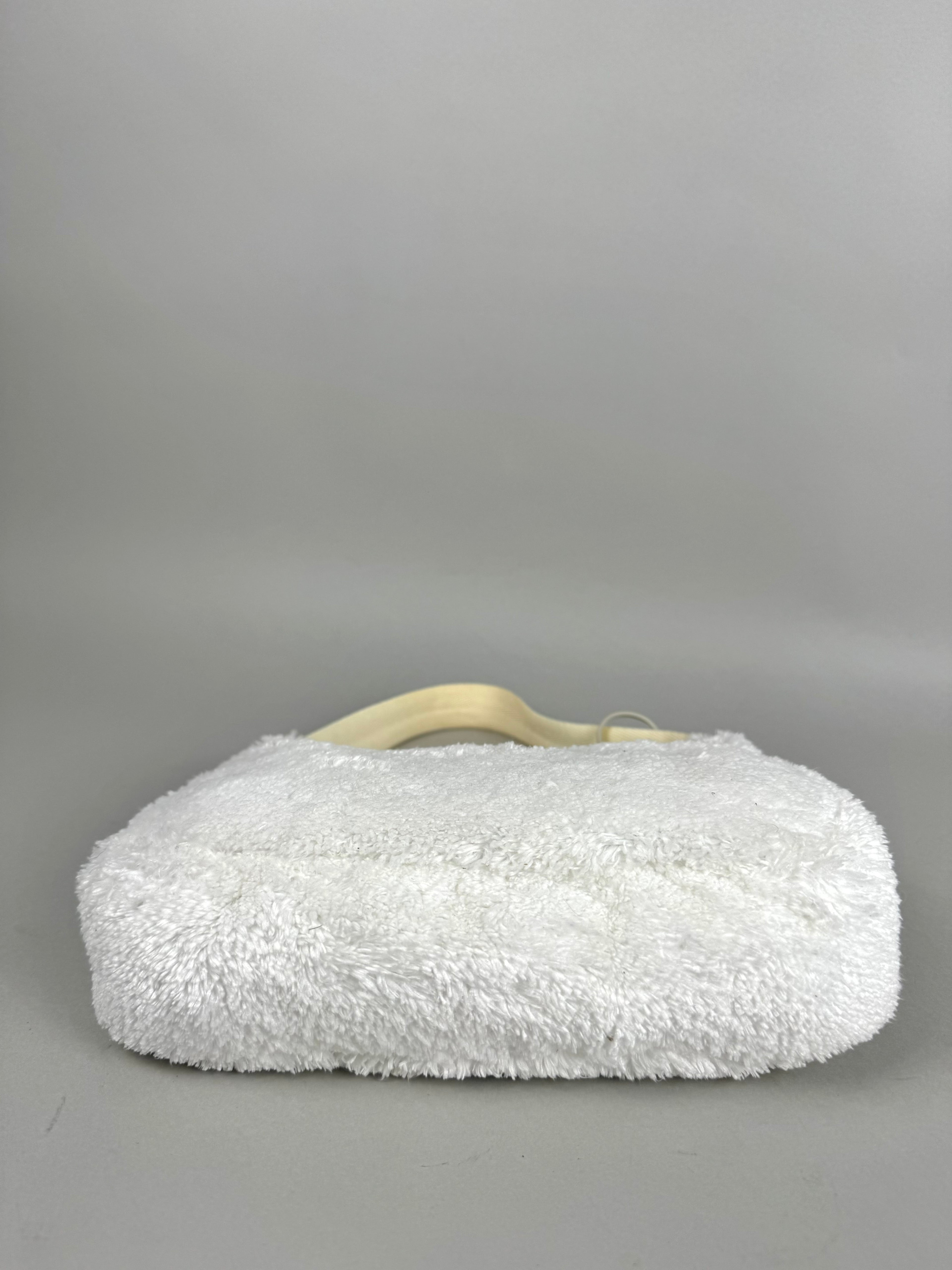 Prada Re Edition Nylon Fur White