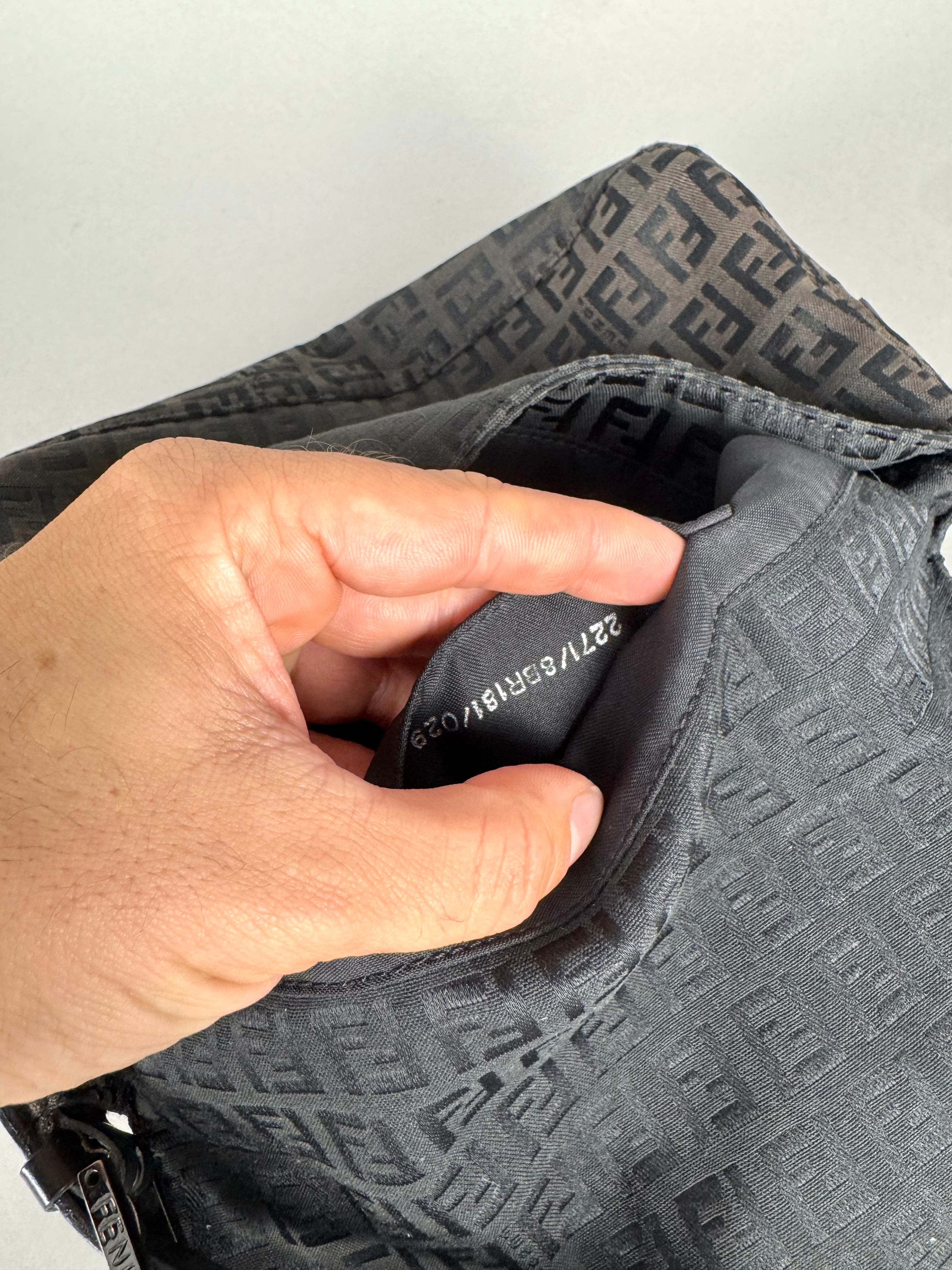 Fendi Baguette Monogram Black