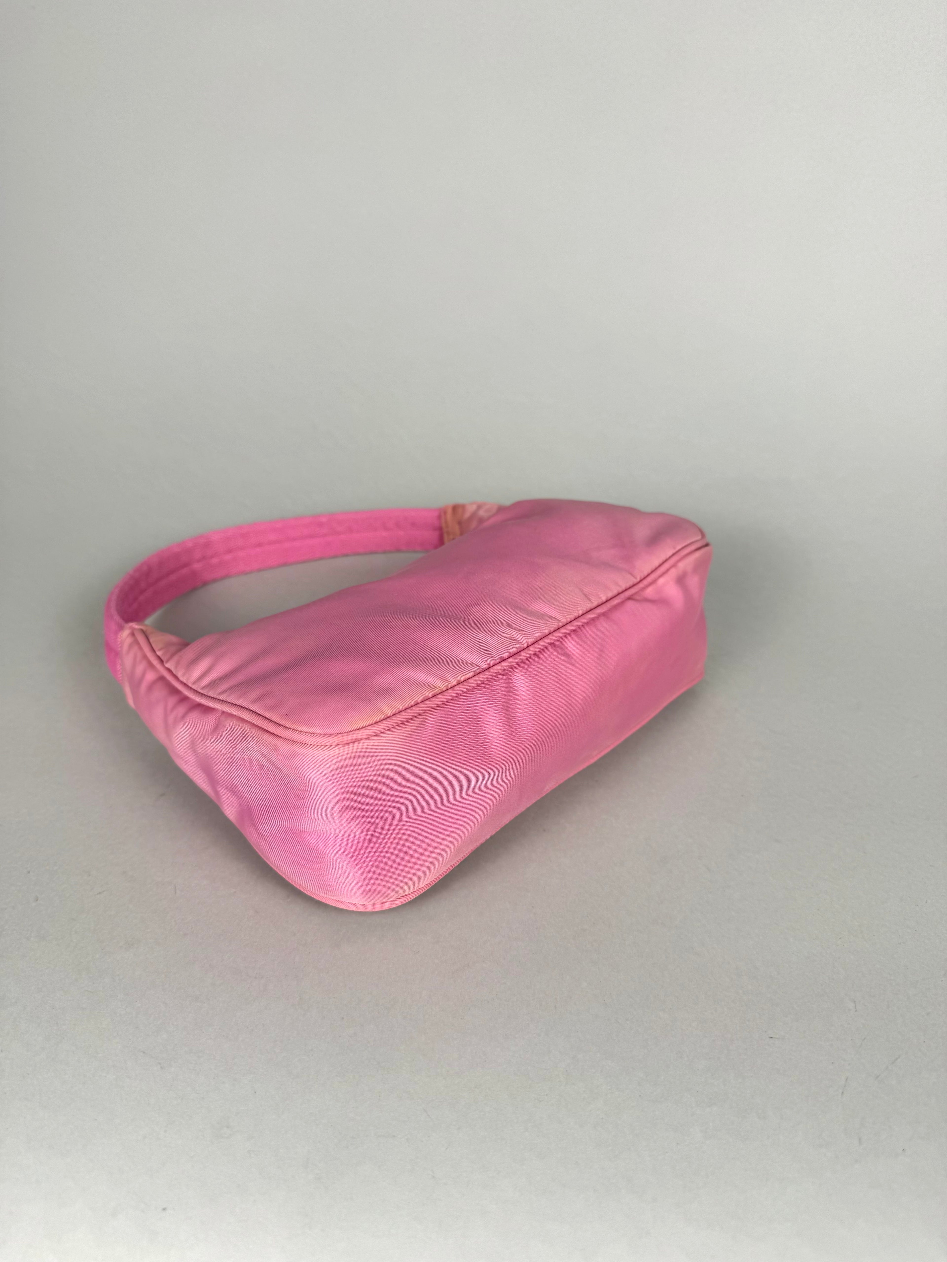 Prada Nylon Pink Hobo