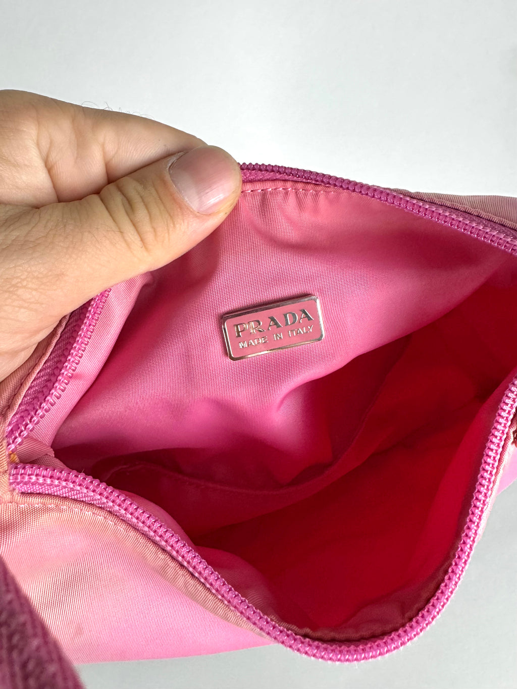 Prada Nylon Pink Hobo