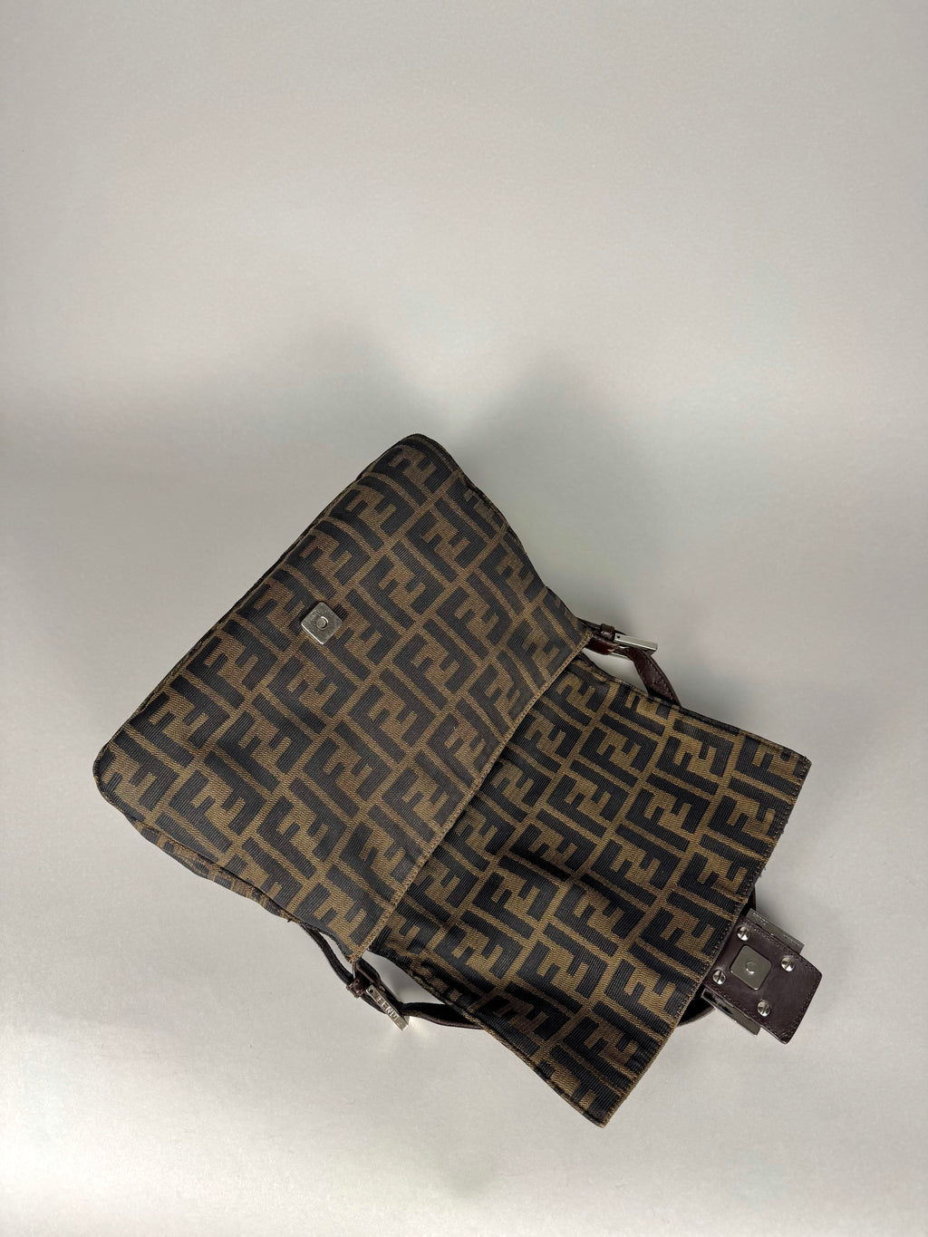 Fendi Monogram Zucca Mamma Baguette