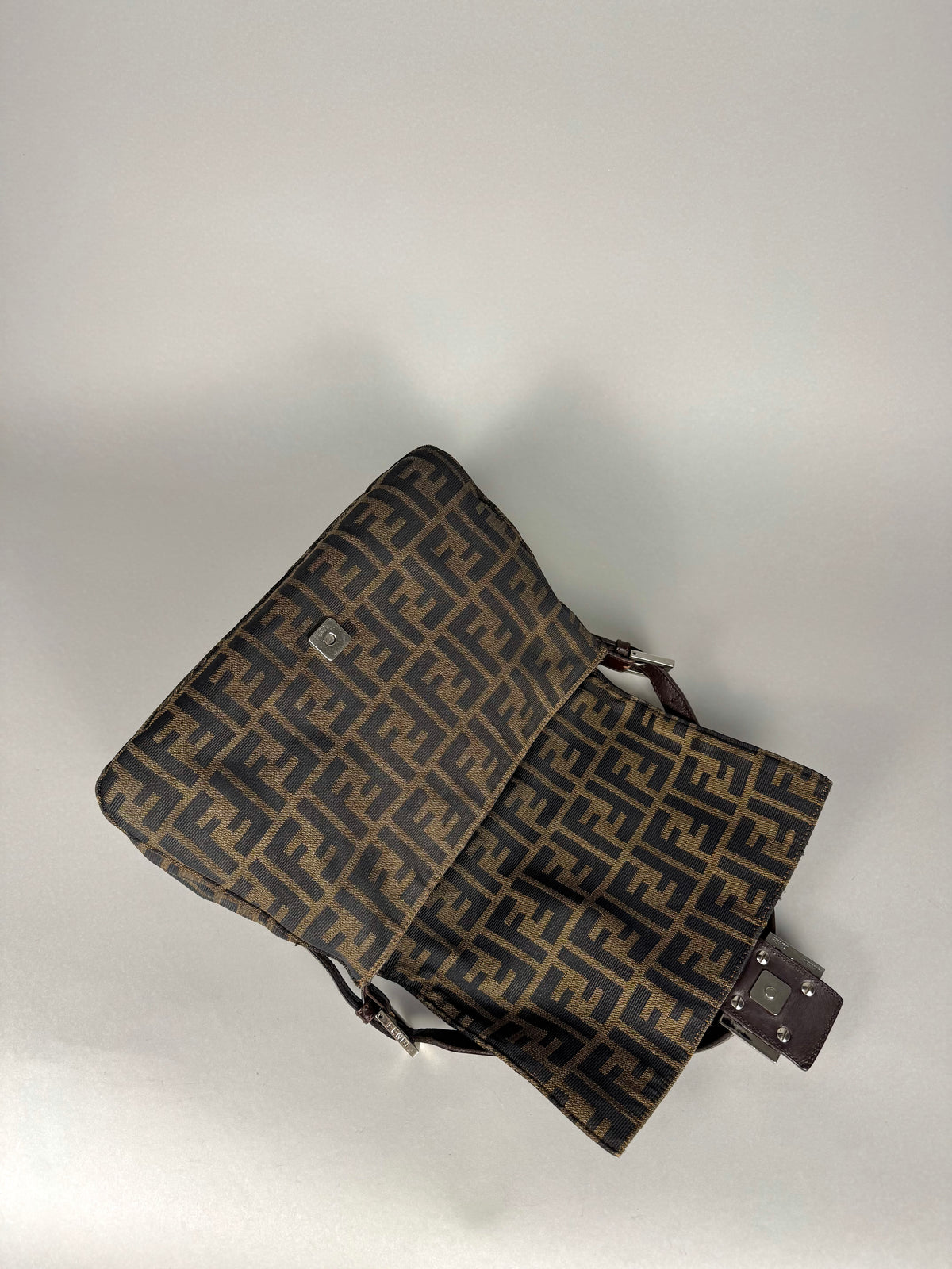 Fendi Monogram Zucca Mamma Baguette