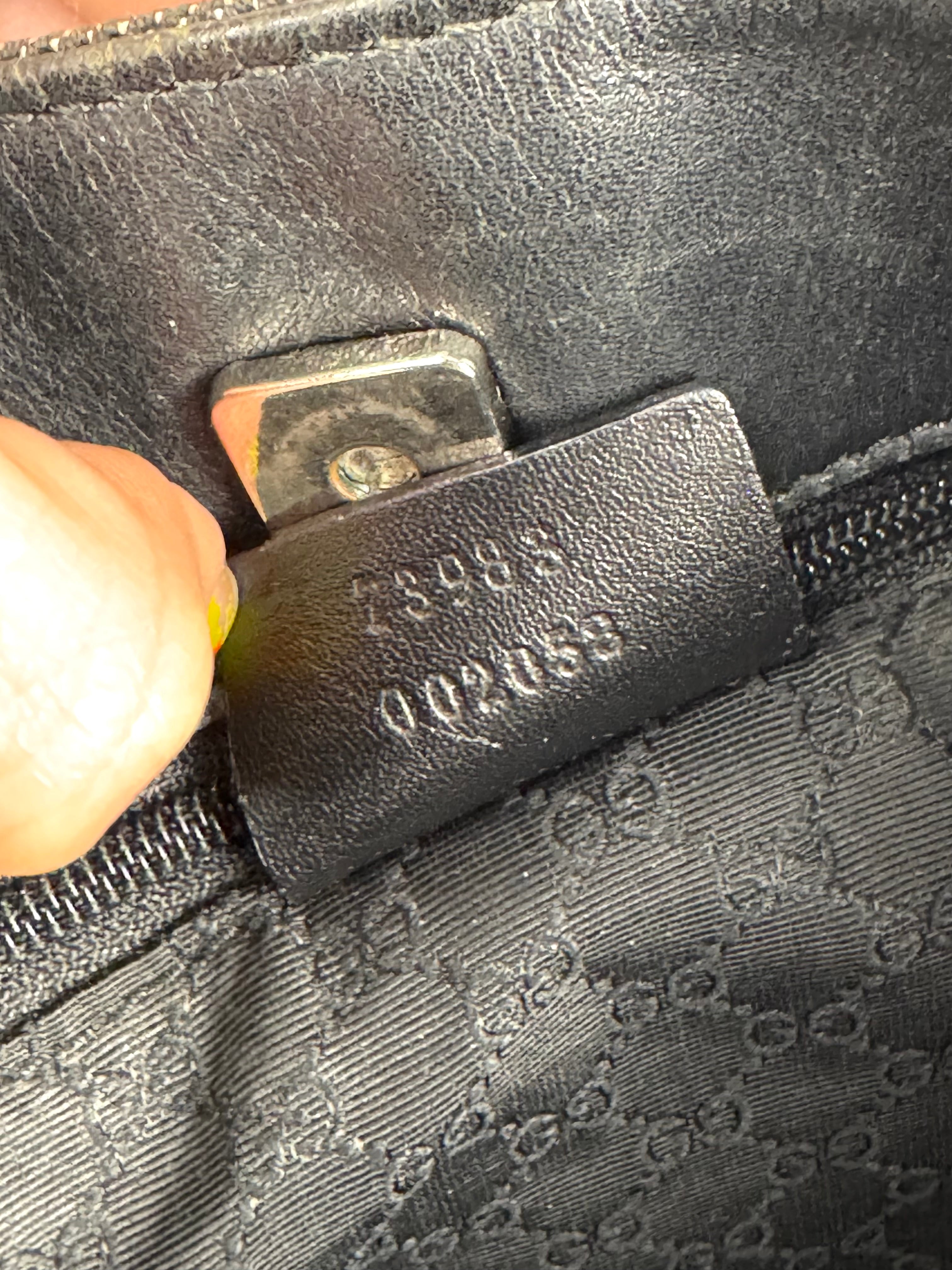 Gucci Denim Web Tote