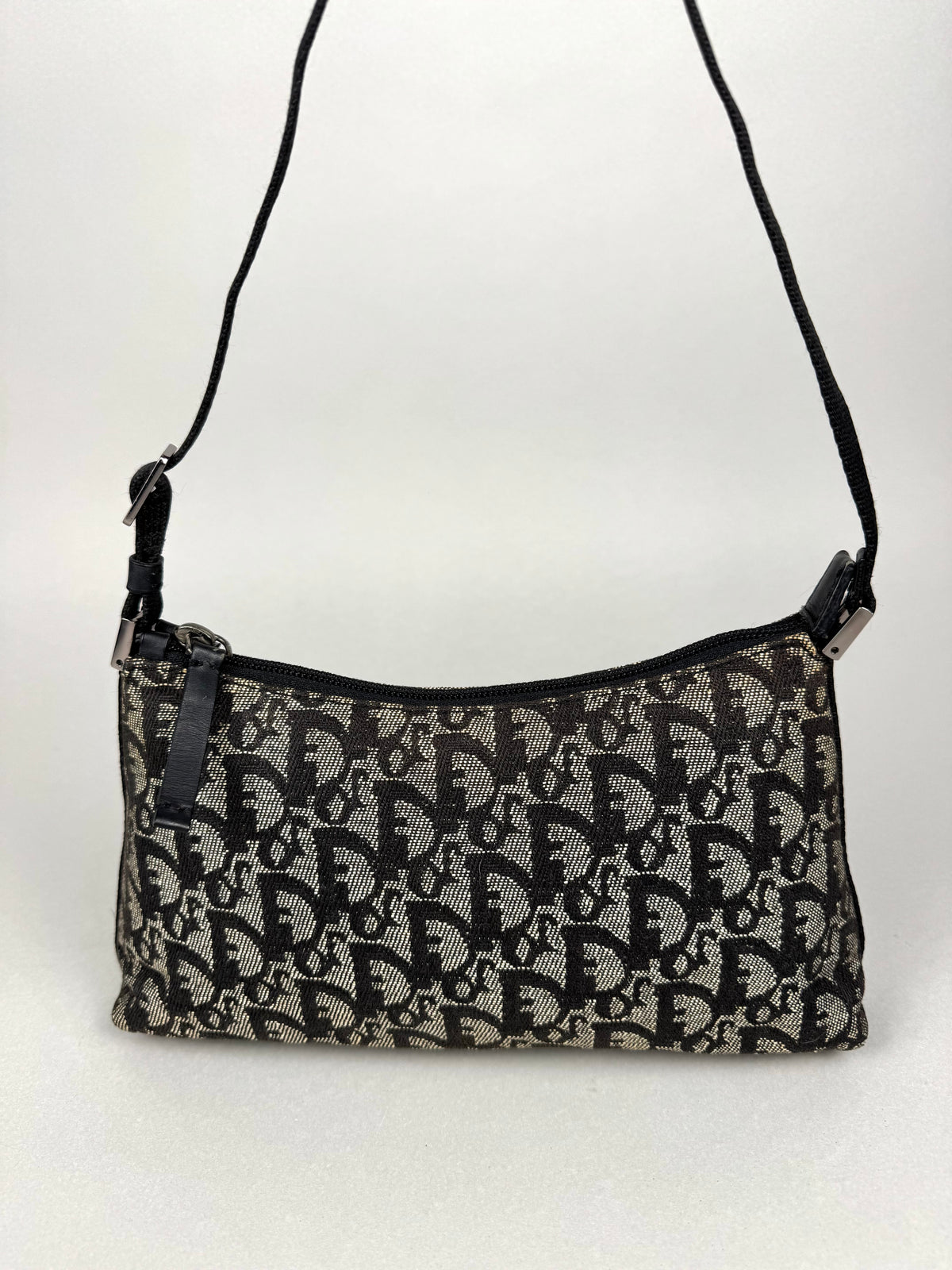 Christian Dior Monogram Pochette Black