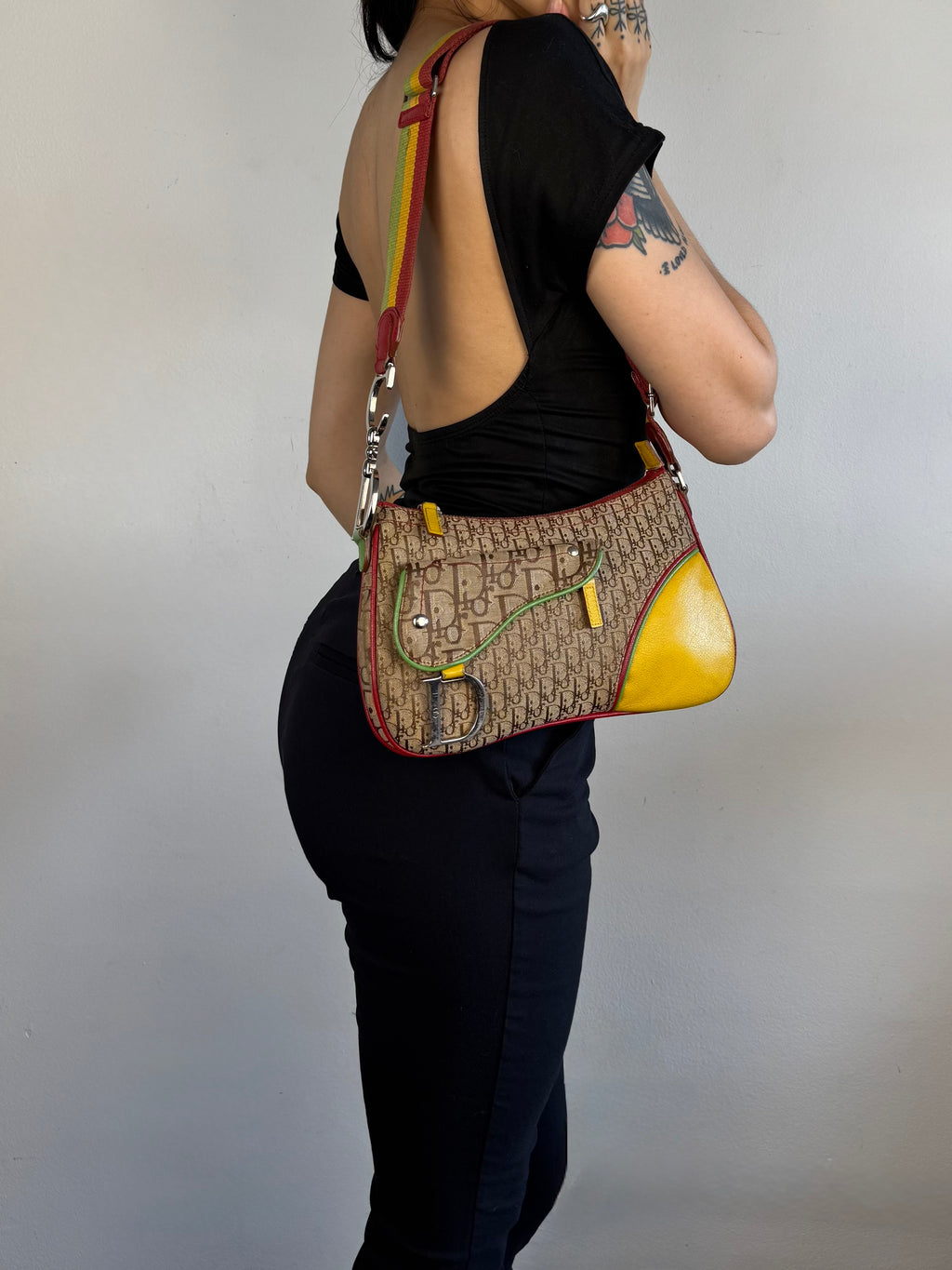 Christian Dior Monogram Rasta Crossbody