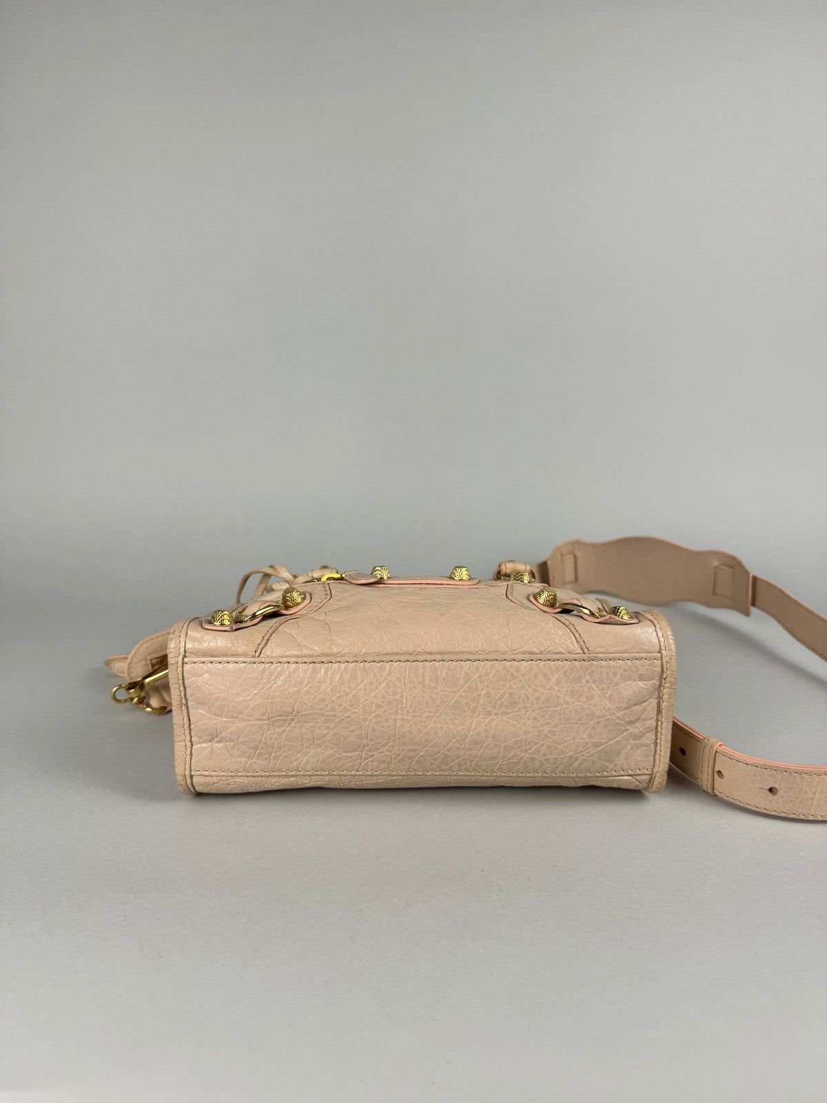 Balenciaga Agneau Mini City Leather