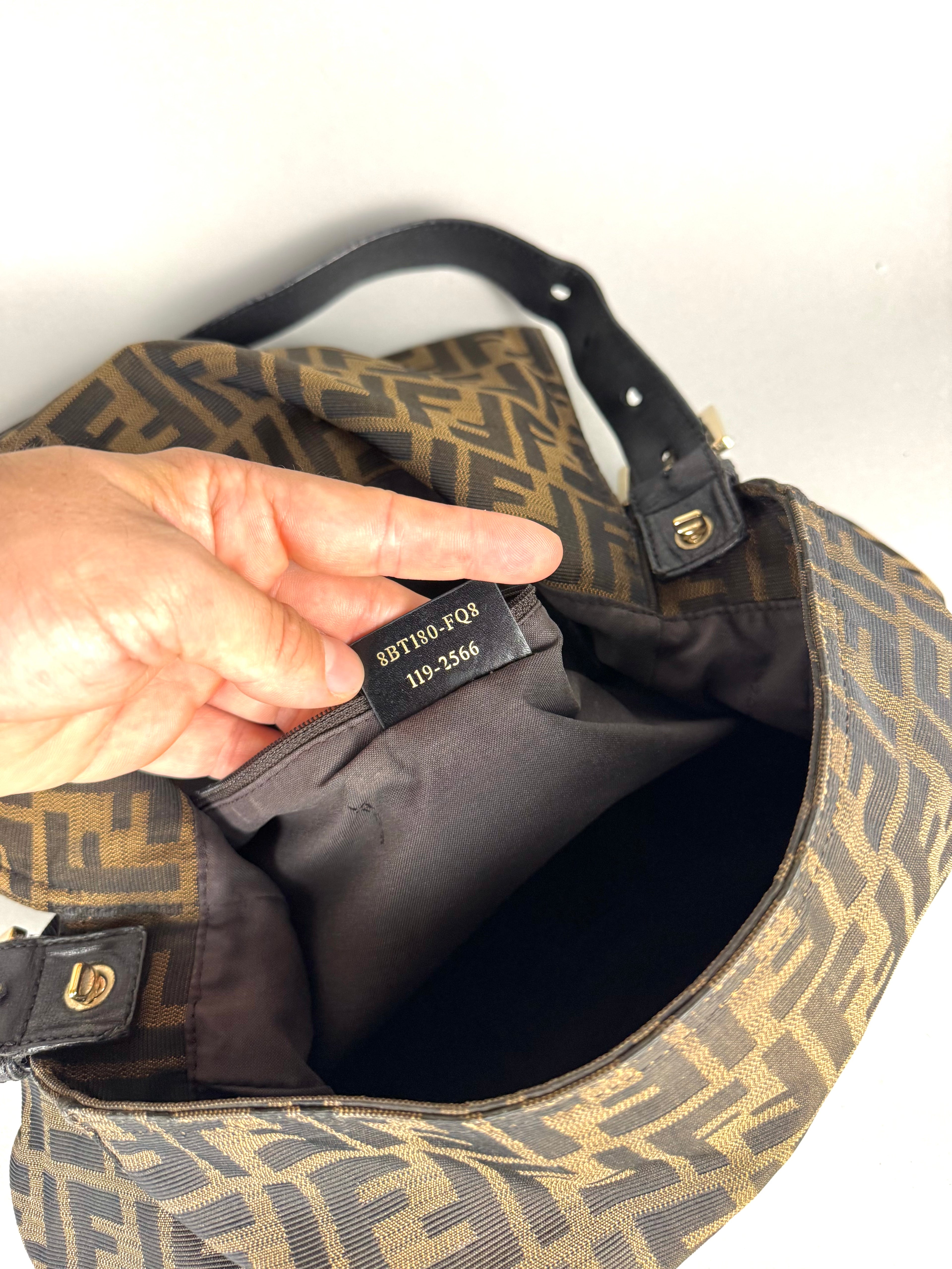 Fendi Maxi Monogram Zucca Baguette