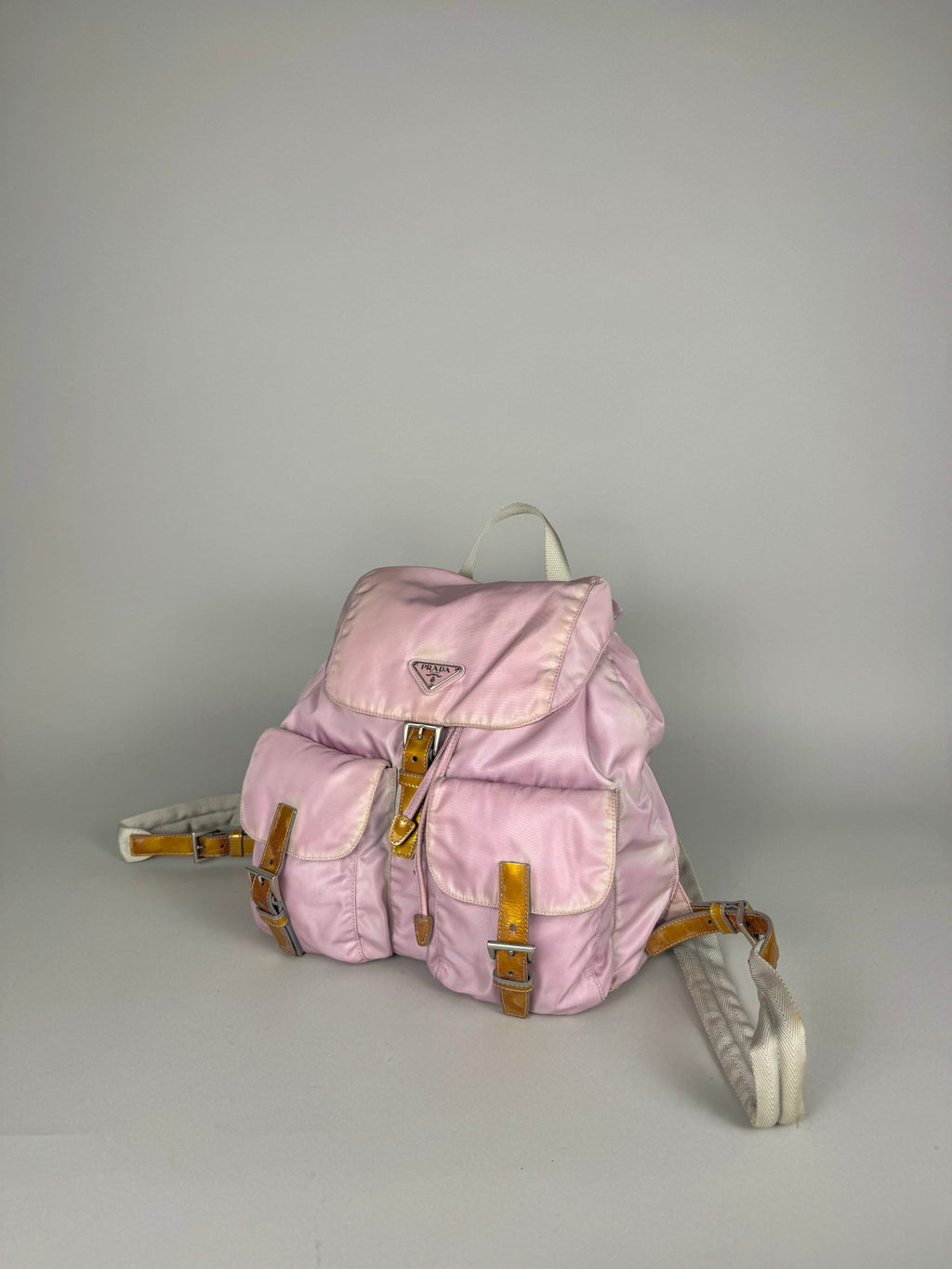 Prada Nylon Baby Pink Backpack Medium