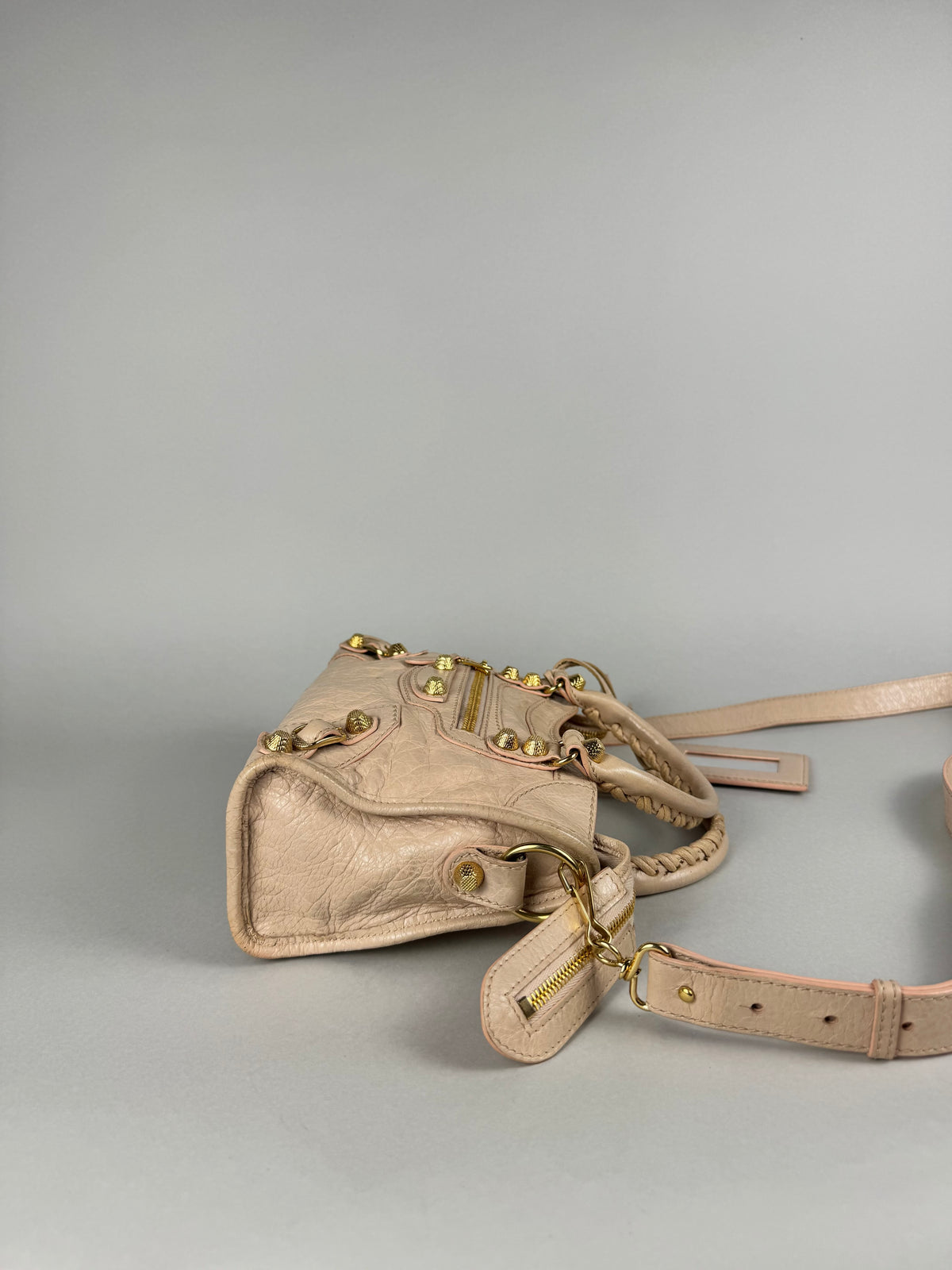 Balenciaga Agneau Mini City Leather